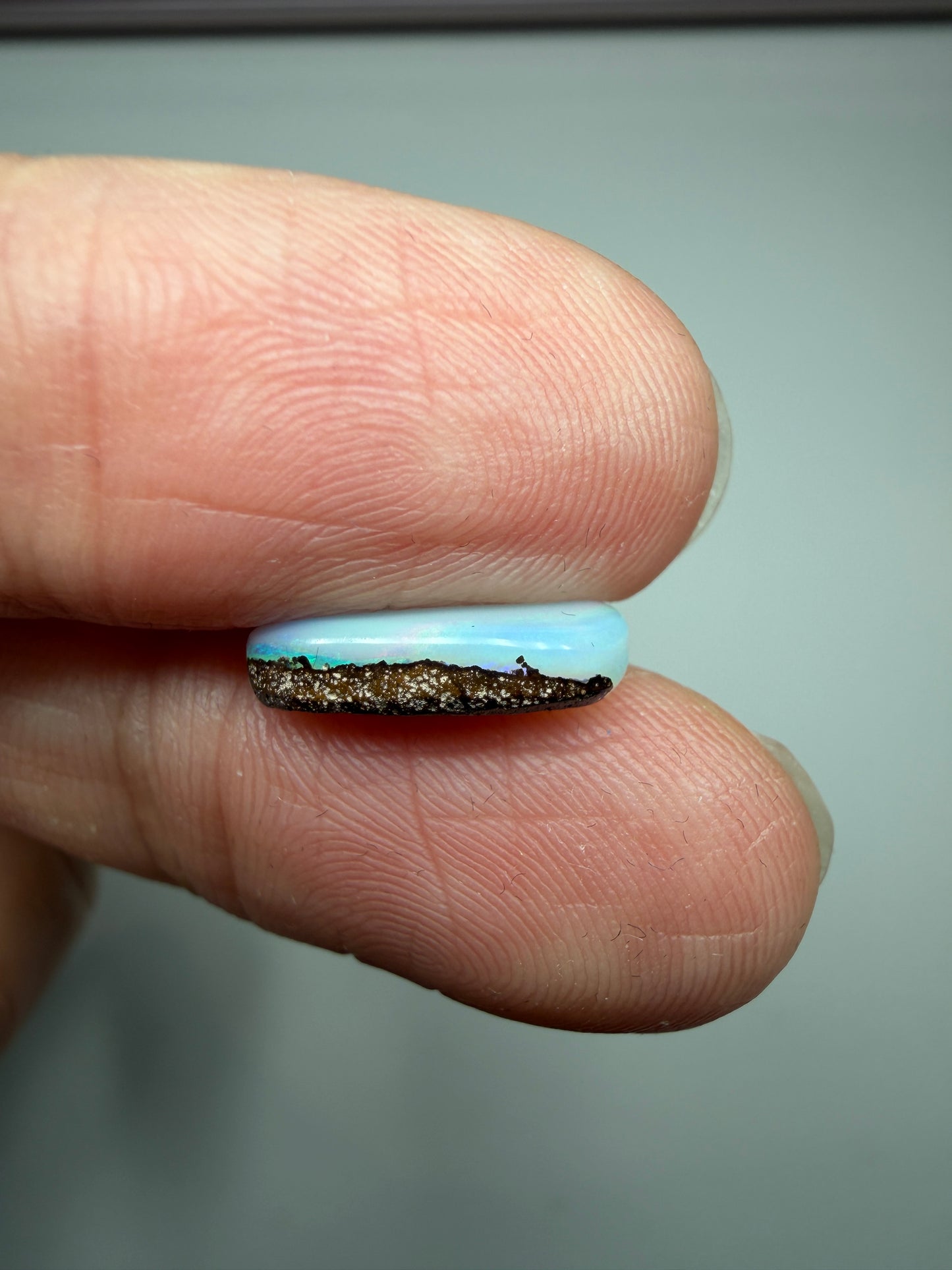 Ocean Spray. Solid Boulder Opal. 2.06 Ct