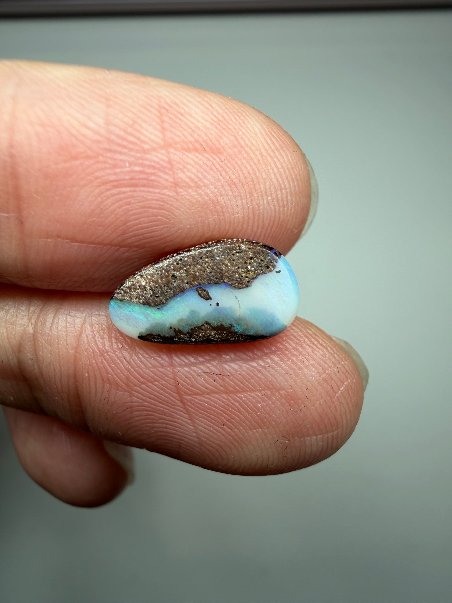 Ocean Spray. Solid Boulder Opal. 2.06 Ct