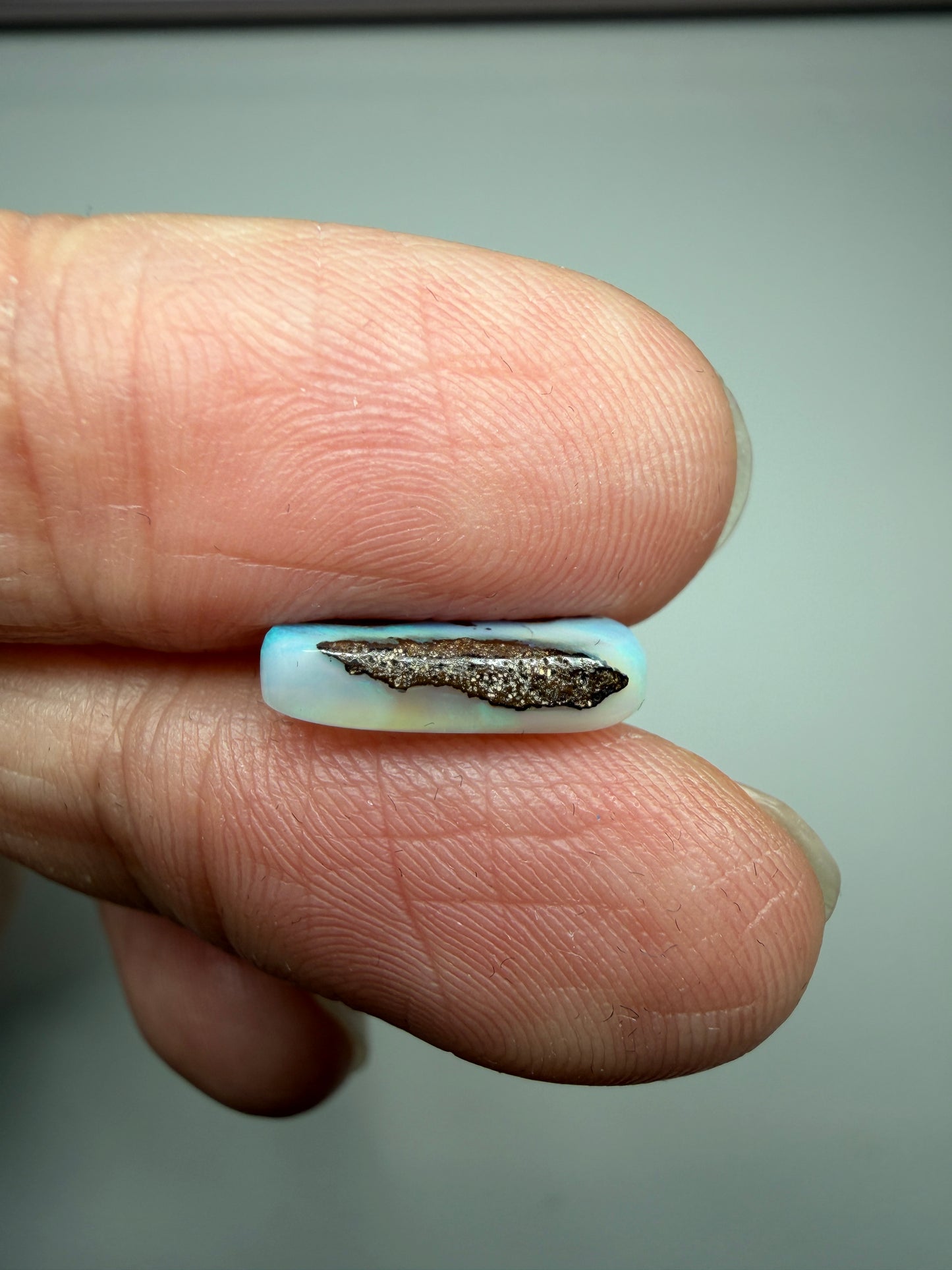 Ocean Spray. Solid Boulder Opal. 2.06 Ct