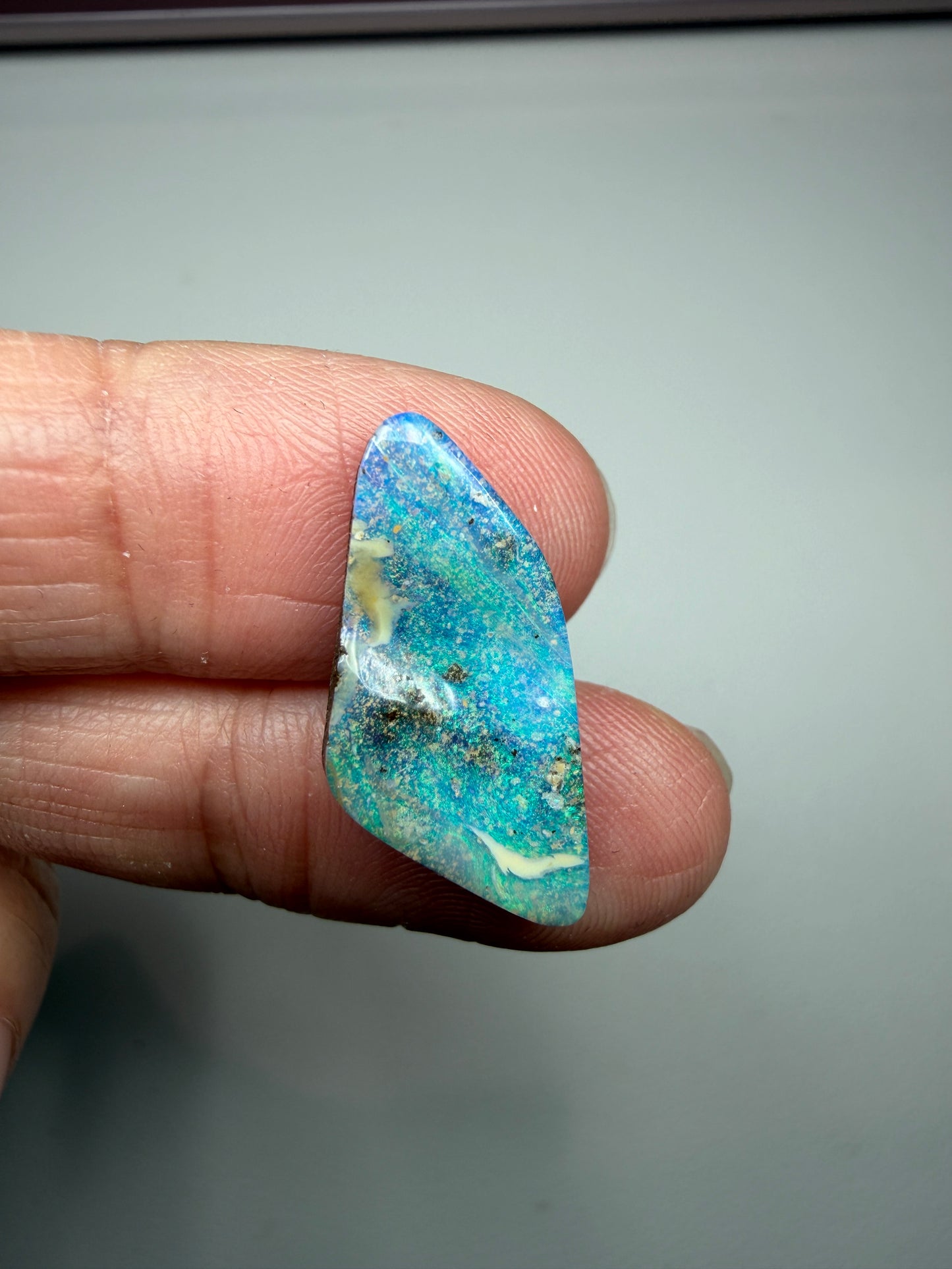 Designer Set. Solid Boulder Opal Pair. 9.90 Ct