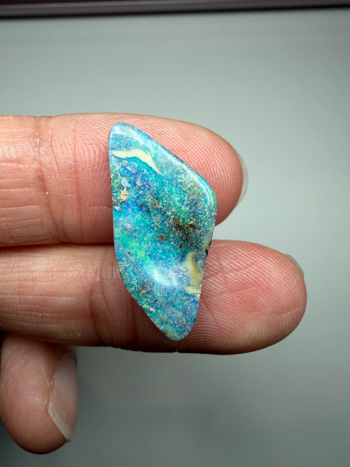 Designer Set. Solid Boulder Opal Pair. 9.90 Ct