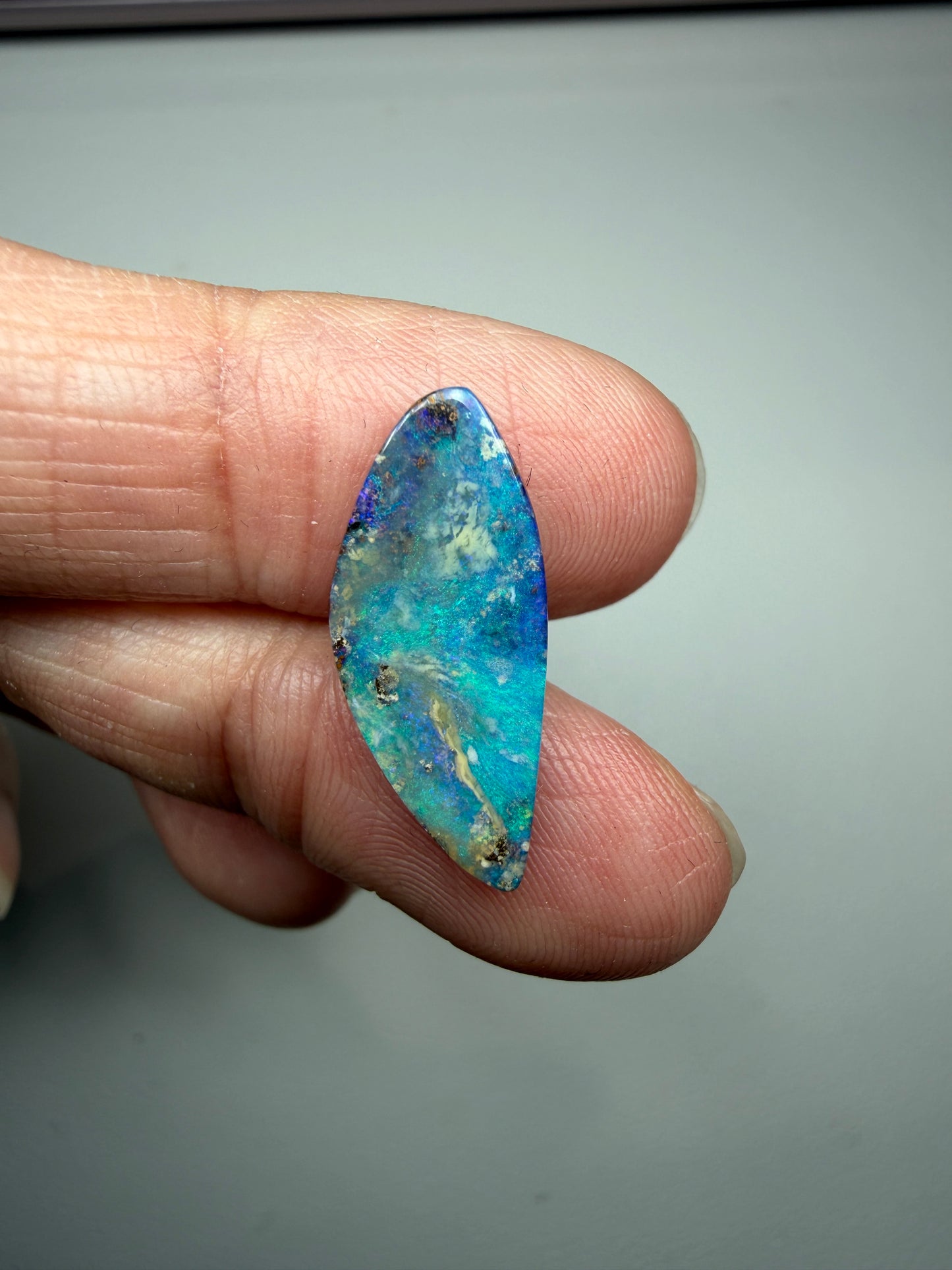 Designer Set. Solid Boulder Opal Pair. 9.90 Ct