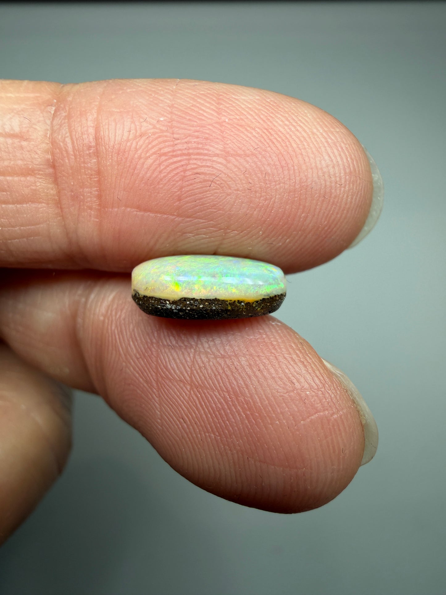 Champagne Fizz. Solid Boulder Opal. 2.49 Ct