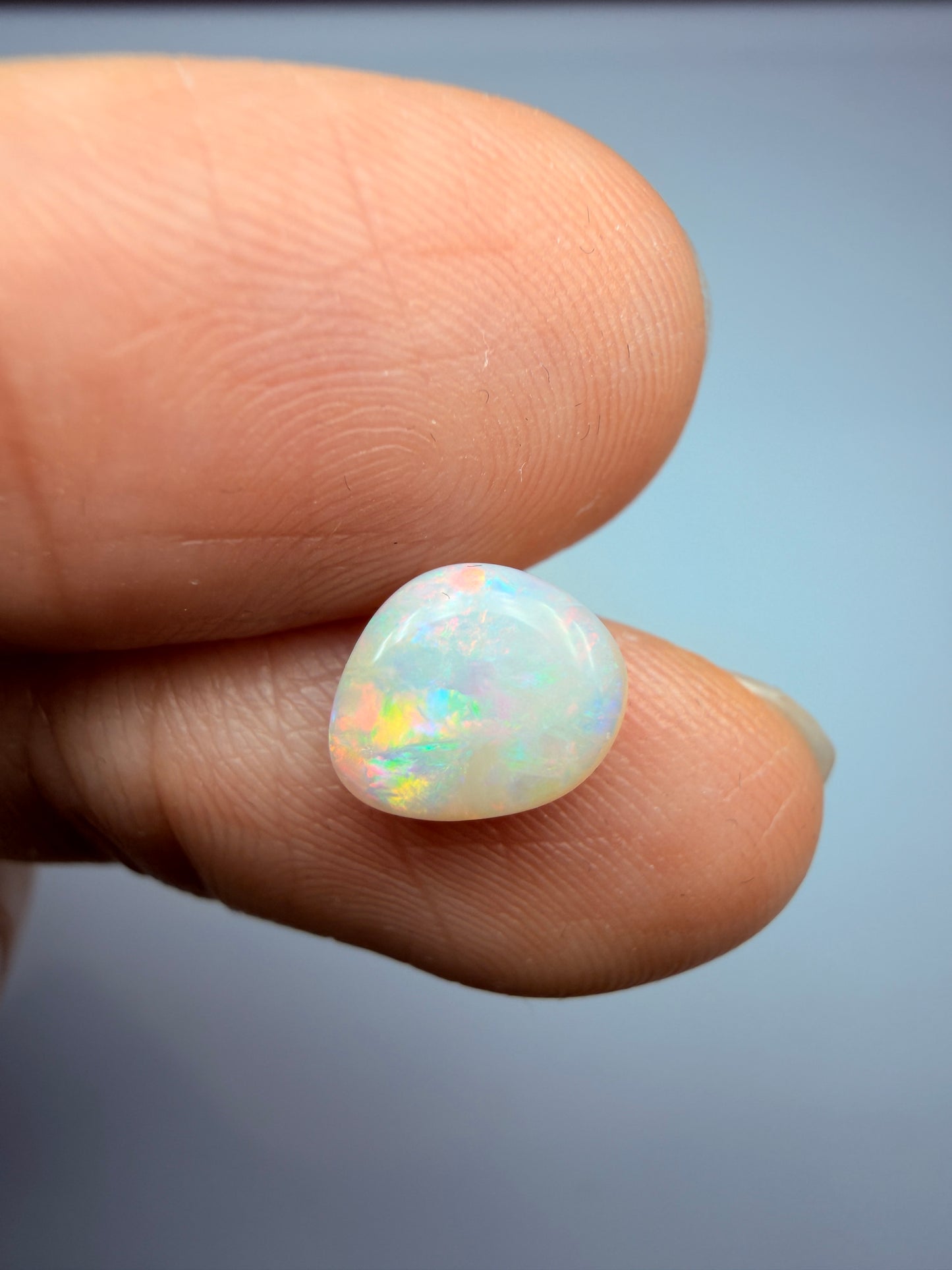Pastel Drop. Solid Boulder Opal. 1.08 Ct