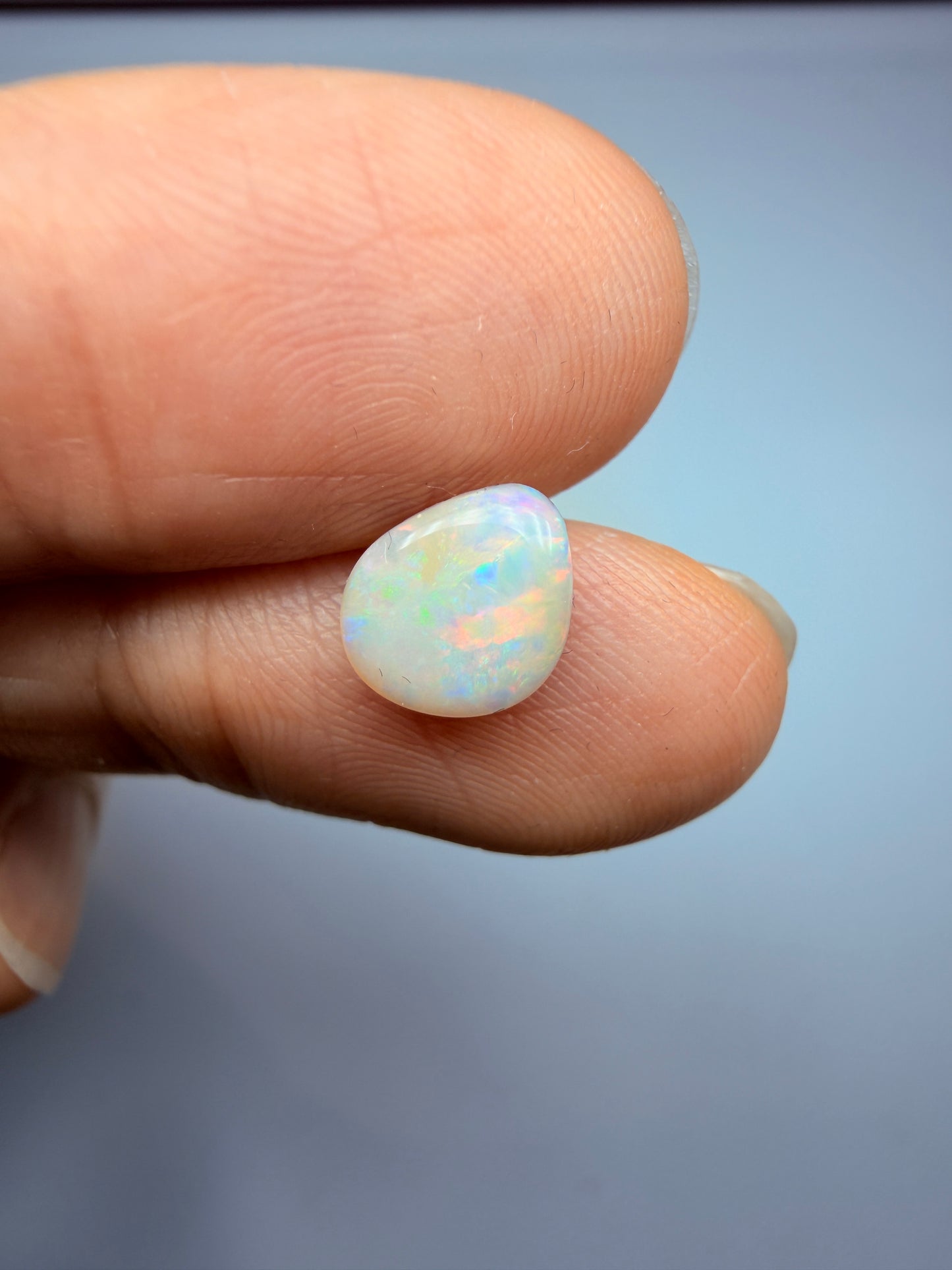 Pastel Drop. Solid Boulder Opal. 1.08 Ct