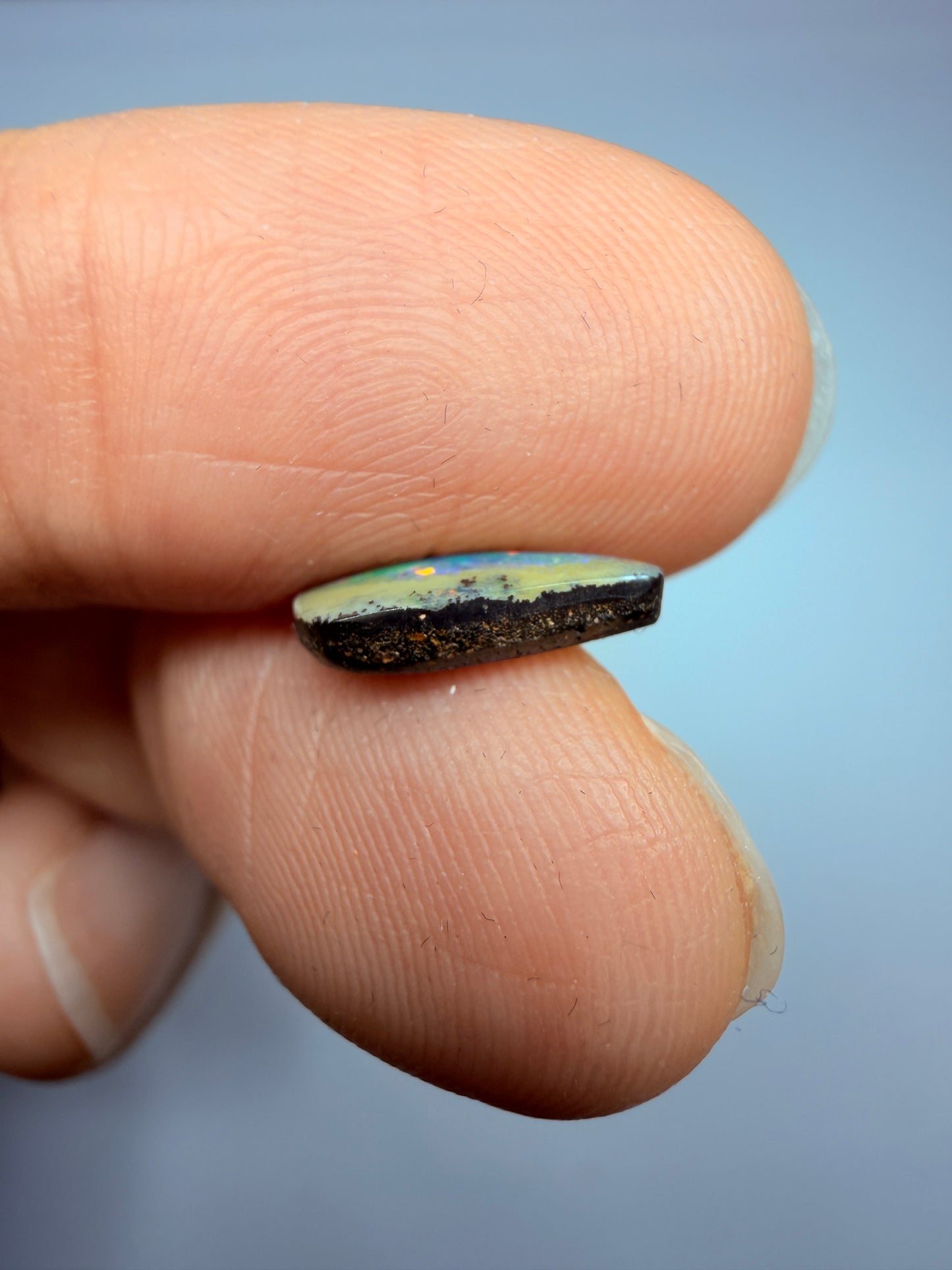 Reflecting Pool. Solid Boulder Opal. 1.12 Ct
