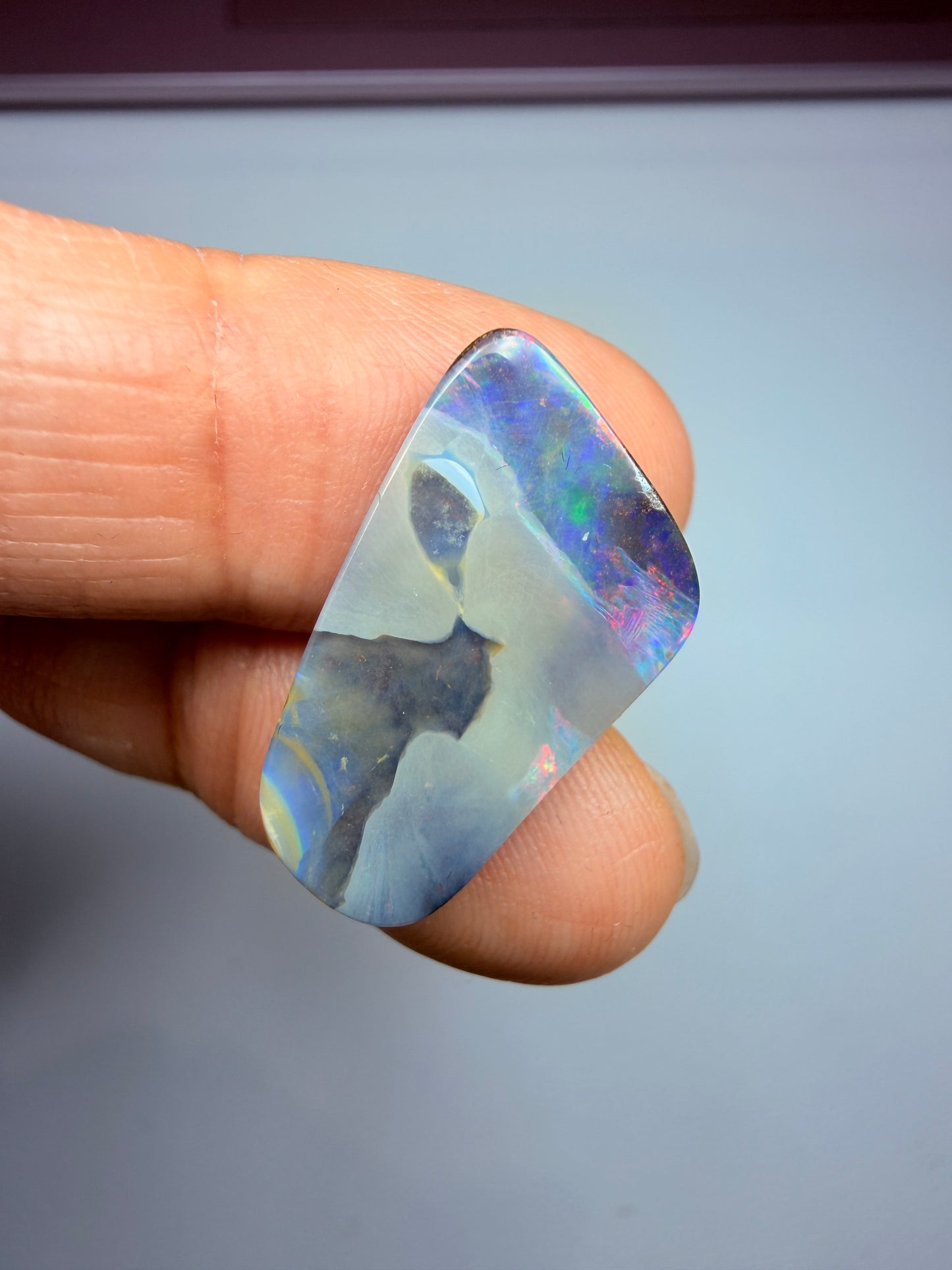 Red Tailplane. Solid Boulder Opal. 8.8 Ct
