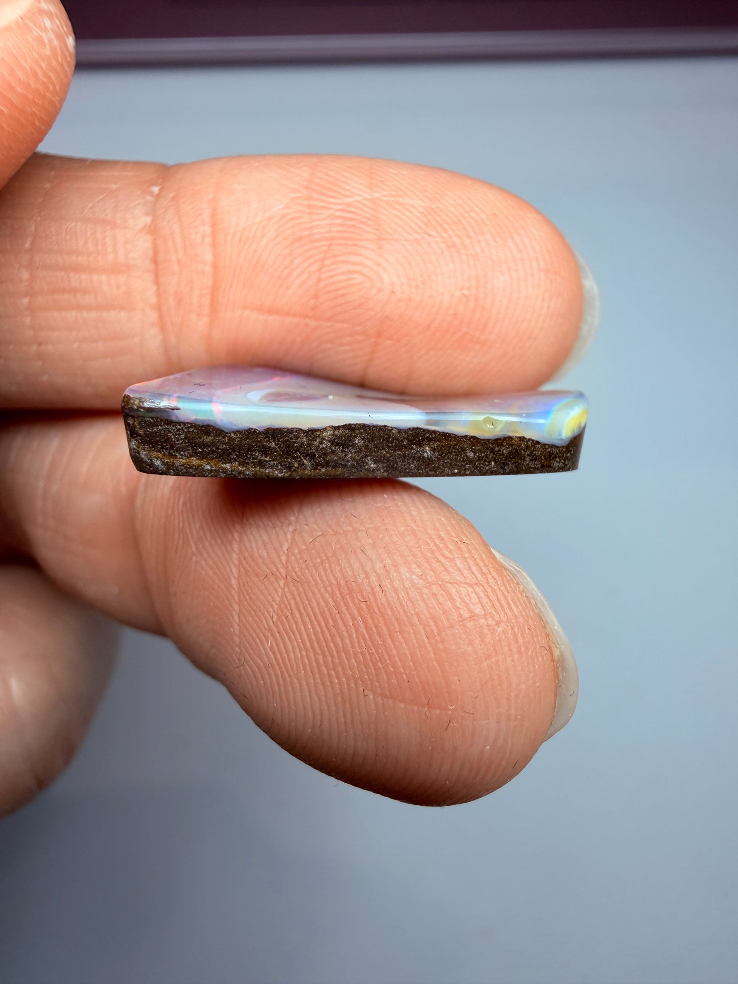 Red Tailplane. Solid Boulder Opal. 8.8 Ct