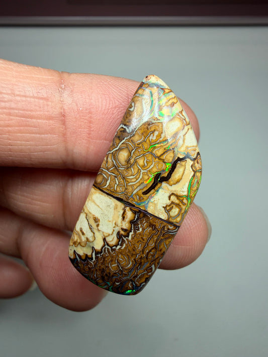 Natural Wonder. Solid Boulder Opal. 15.76 Ct