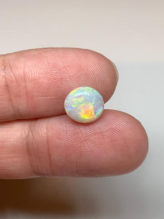 Orange Flames. Lightning Ridge Opal. 1.23 Ct