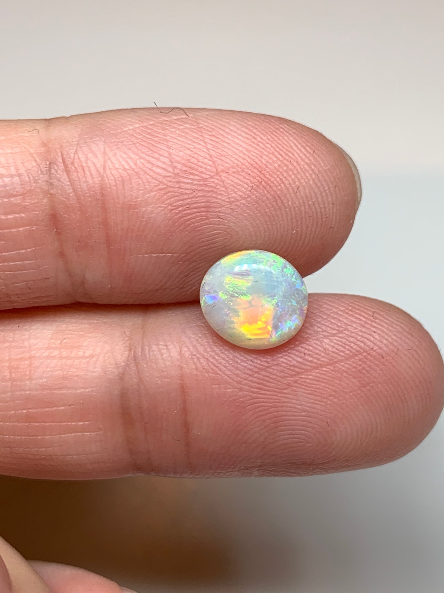 Orange Flames. Lightning Ridge Opal. 1.23 Ct