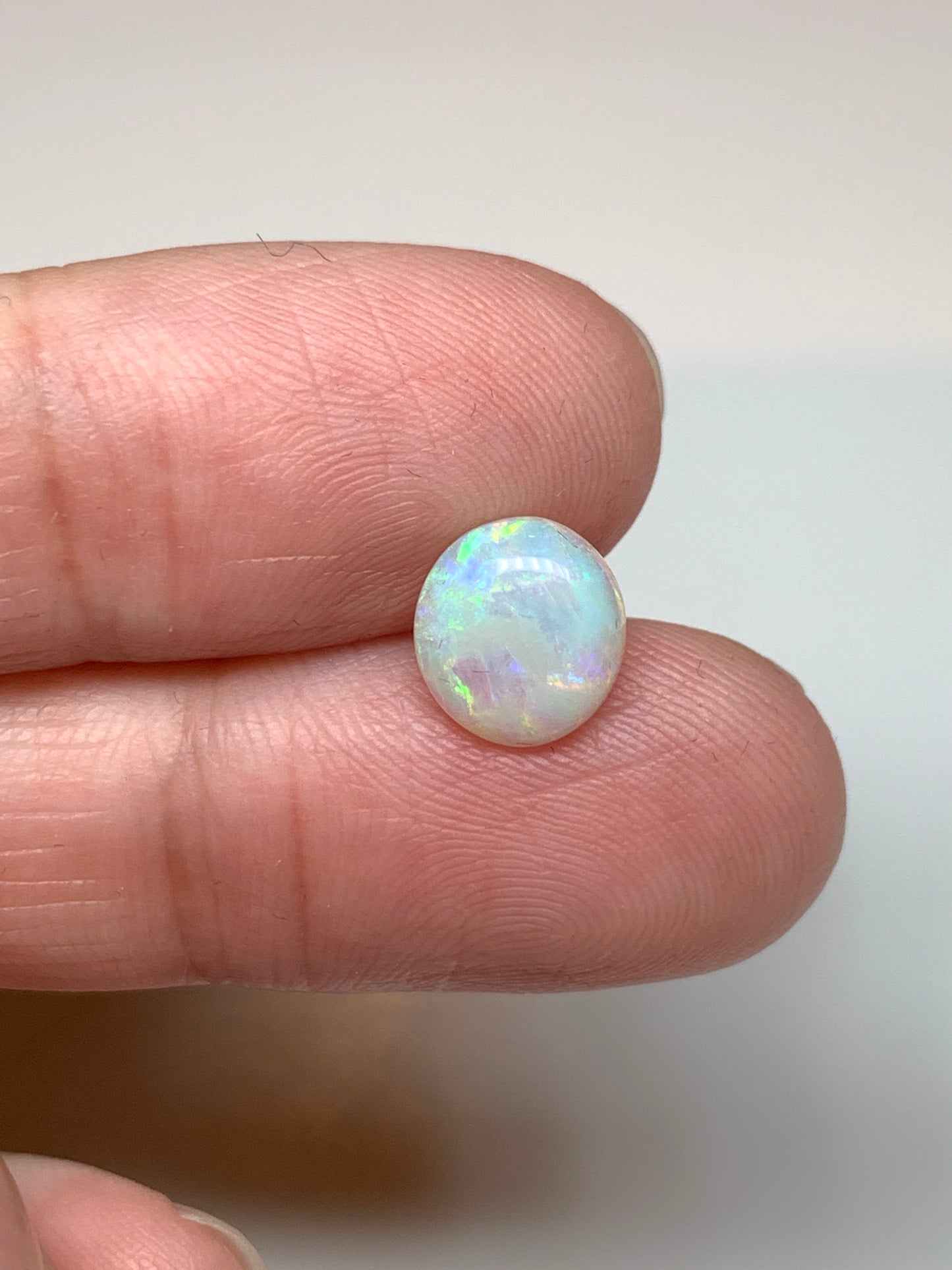 Orange Flames. Lightning Ridge Opal. 1.23 Ct
