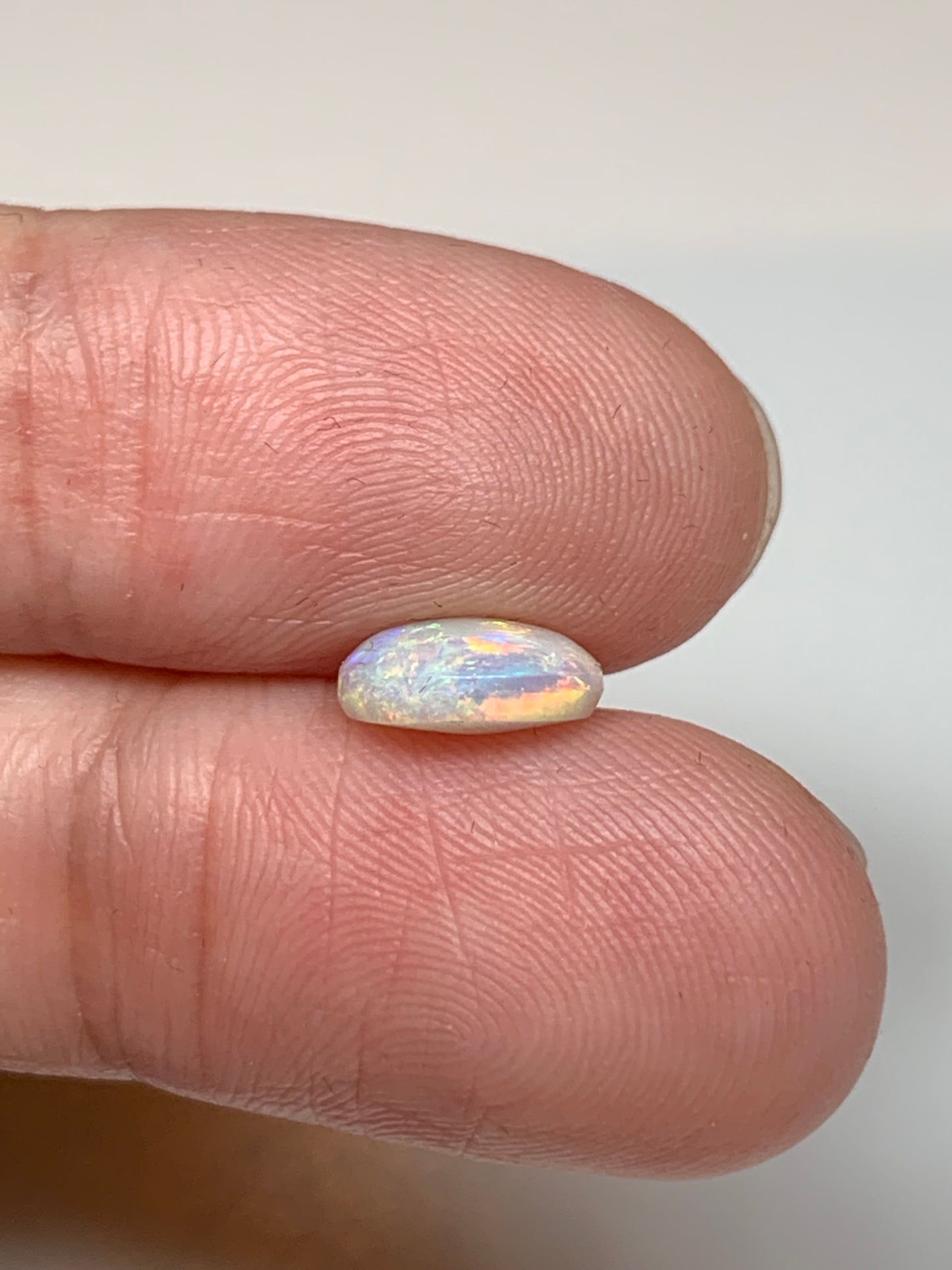 Orange Flames. Lightning Ridge Opal. 1.23 Ct