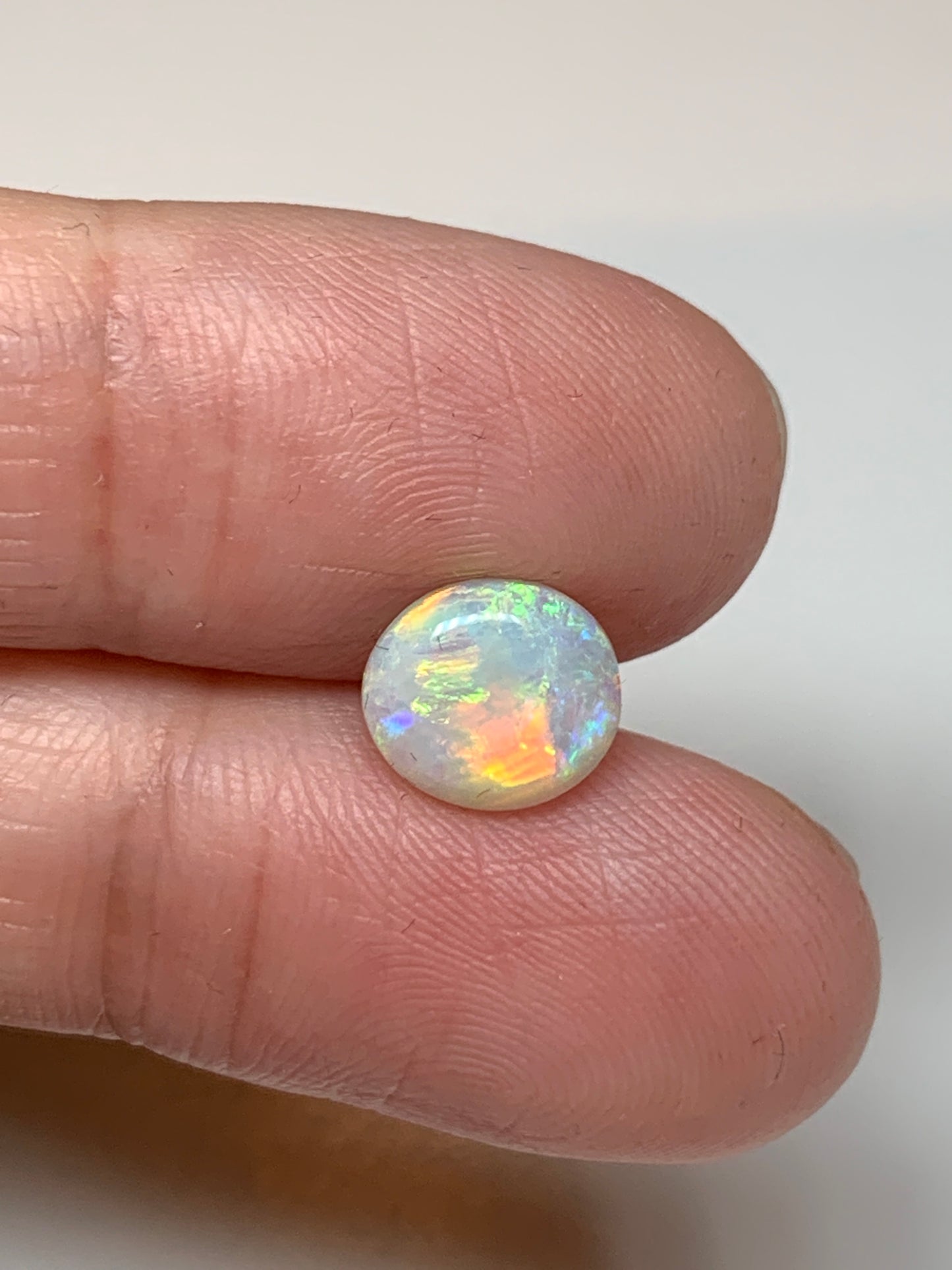 Orange Flames. Lightning Ridge Opal. 1.23 Ct