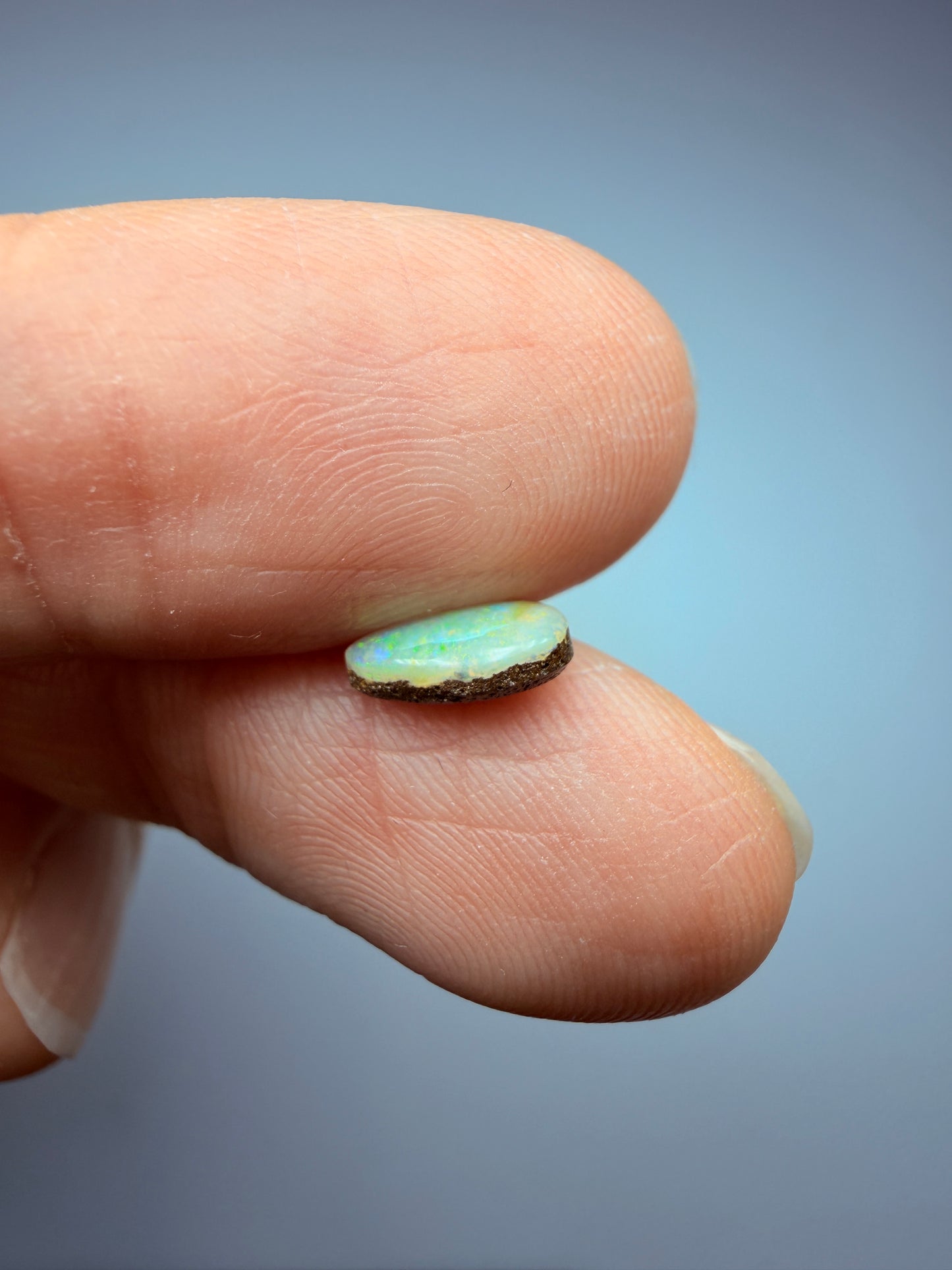 Droplet Duet. Solid Boulder Opal Pair. 1.08 Ct