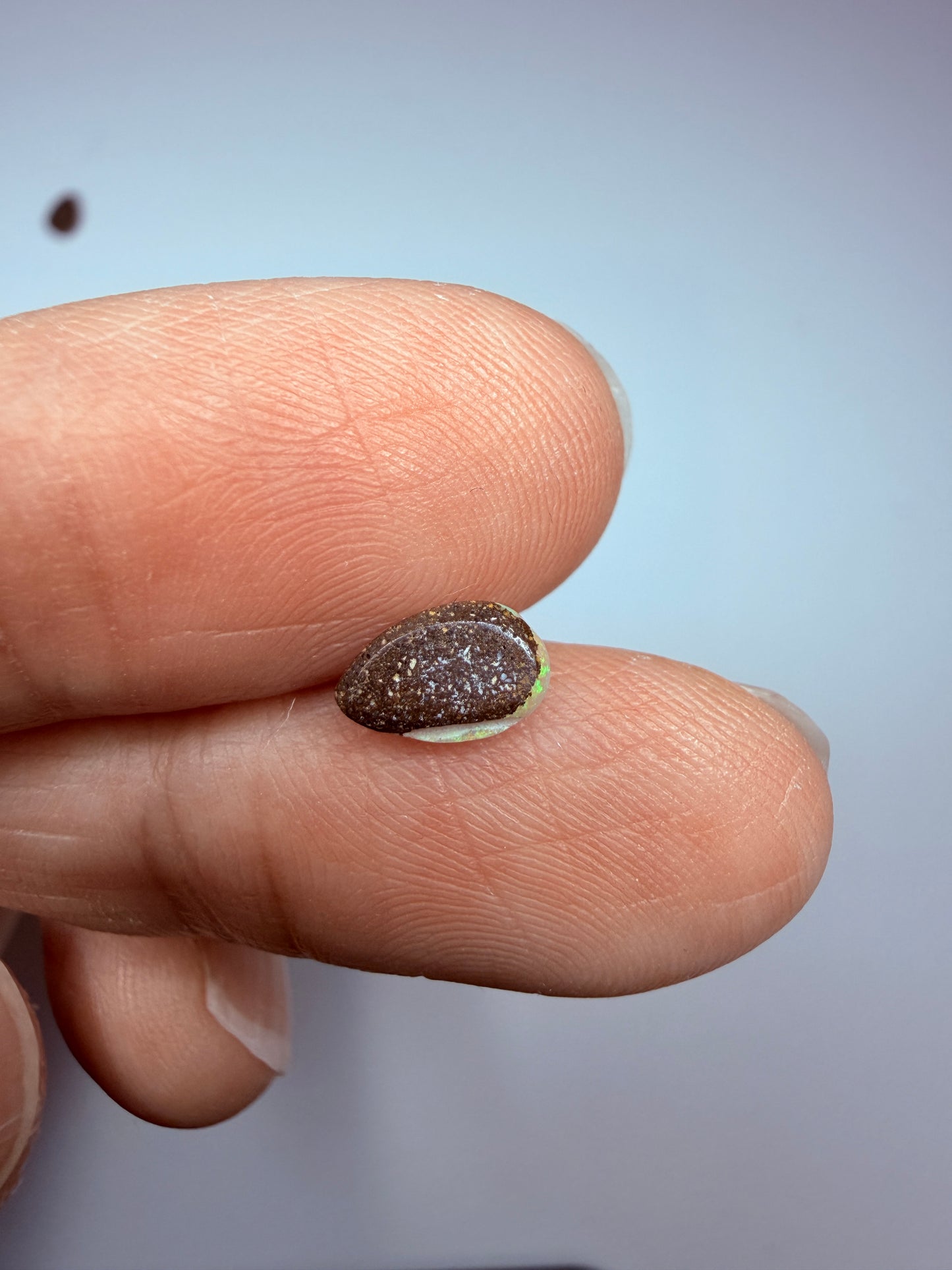 Droplet Duet. Solid Boulder Opal Pair. 1.08 Ct