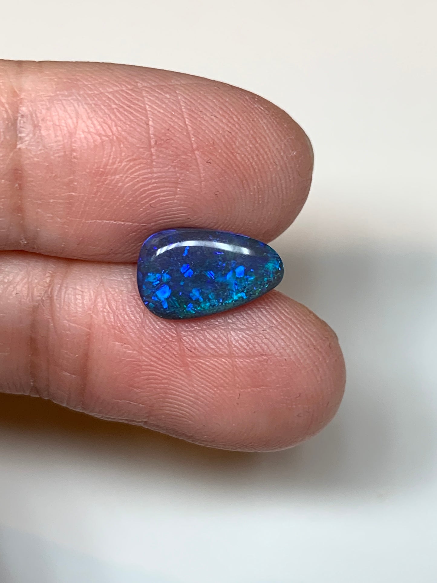 Blocky Colour. Lightning Ridge Black Opal. 1.47 Ct