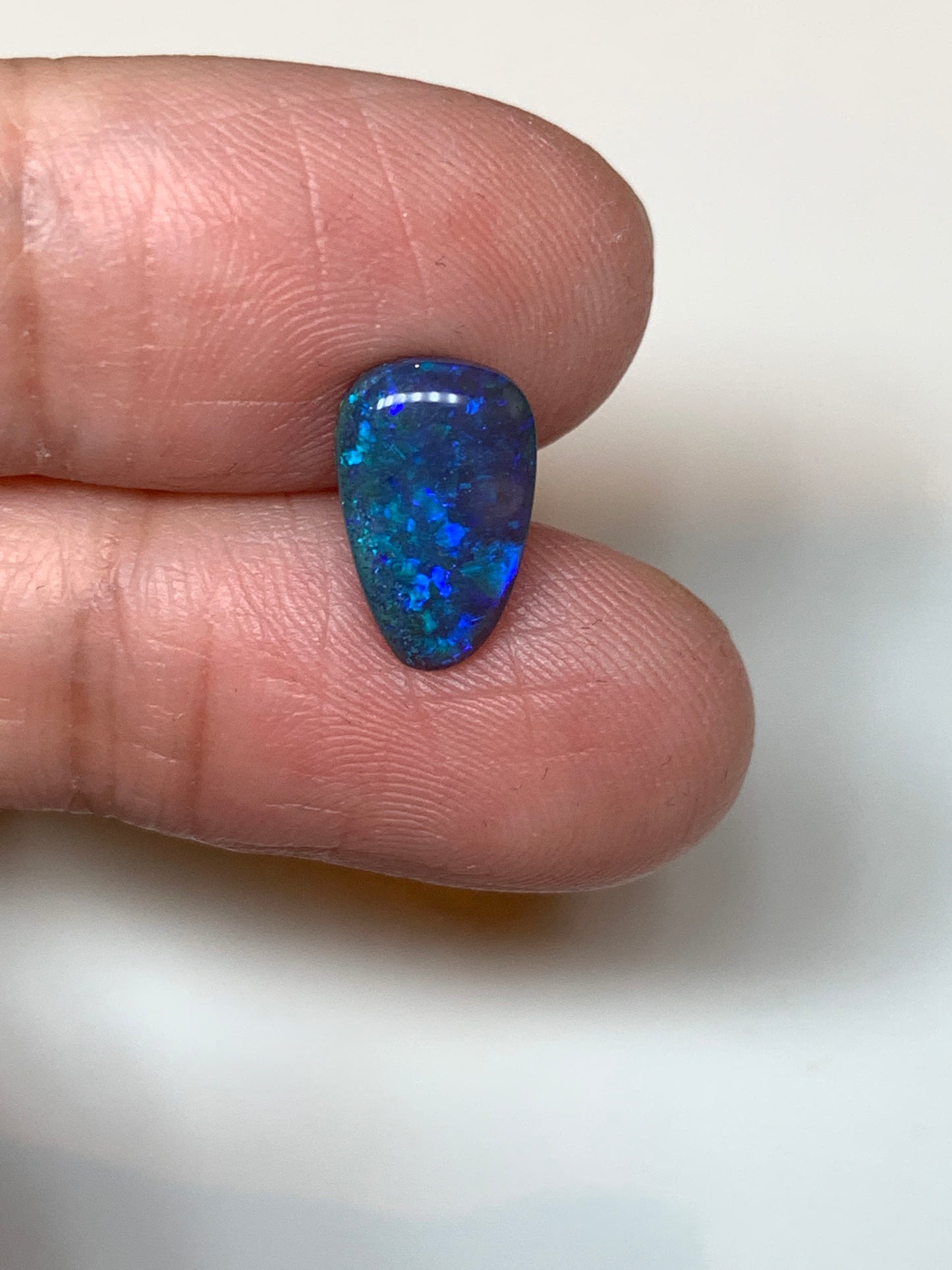 Blocky Colour. Lightning Ridge Black Opal. 1.47 Ct