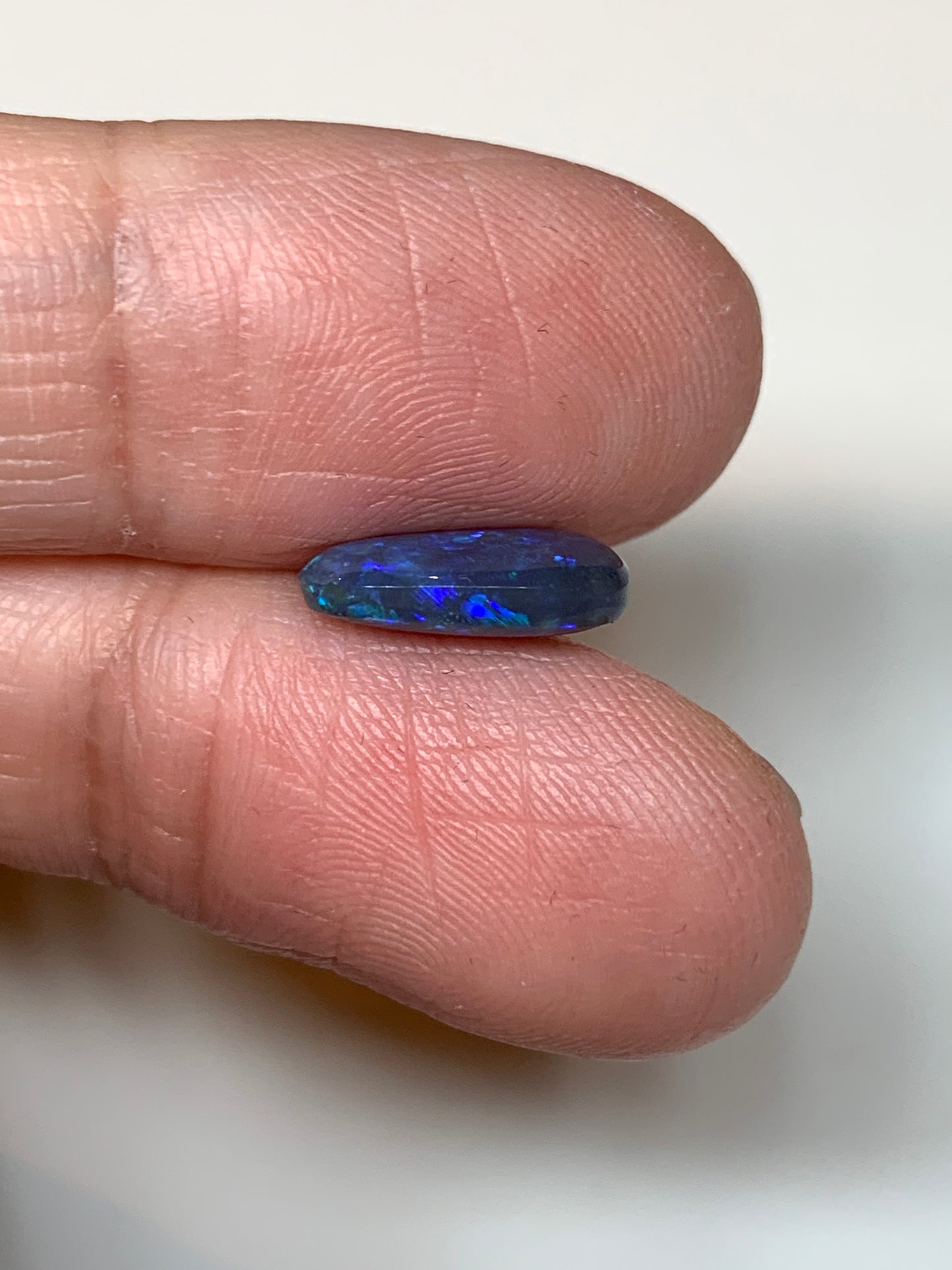 Blocky Colour. Lightning Ridge Black Opal. 1.47 Ct