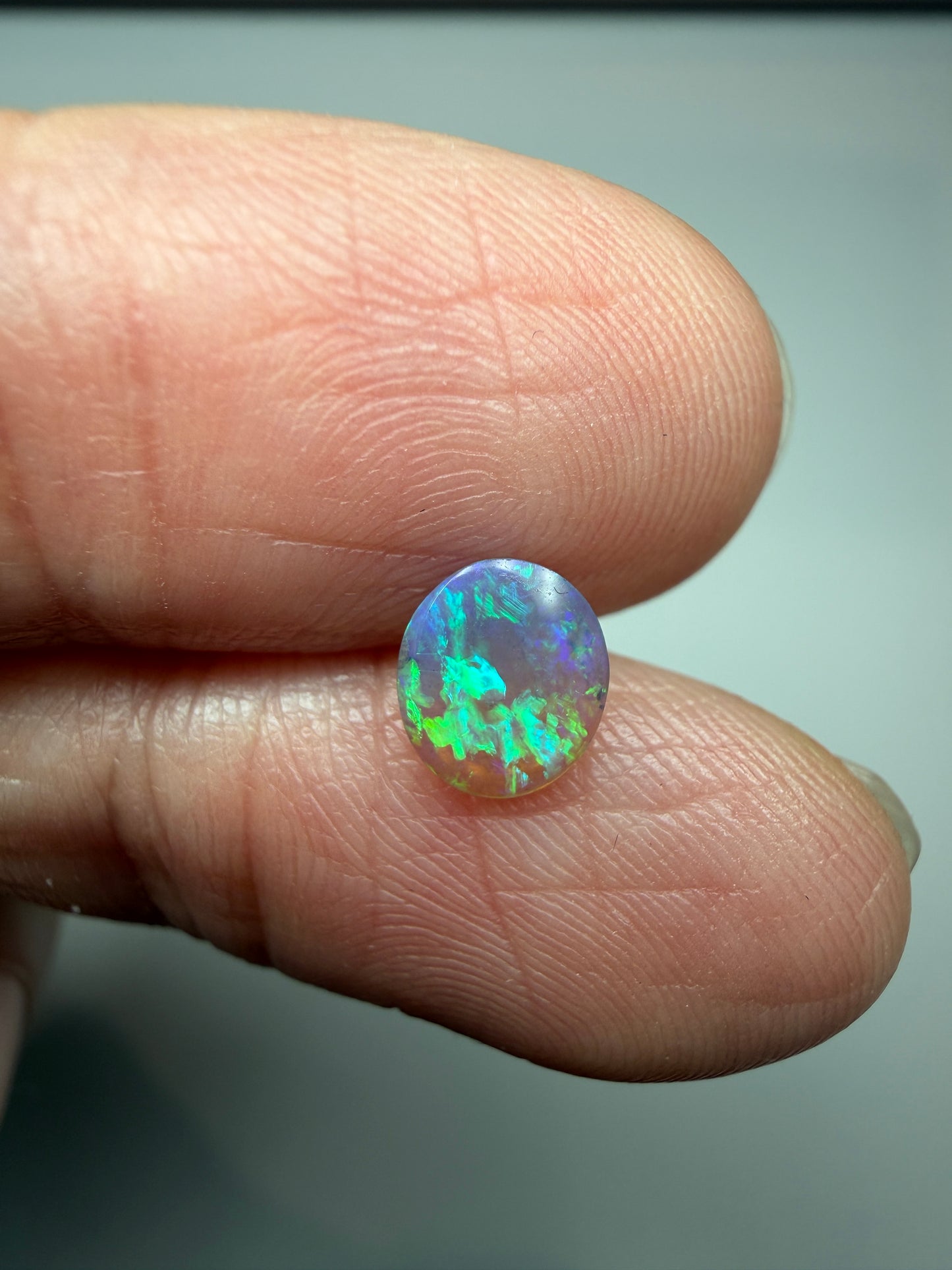 Crystal Calling. Lightning Ridge Solid Crystal Opal. 0.57 Ct