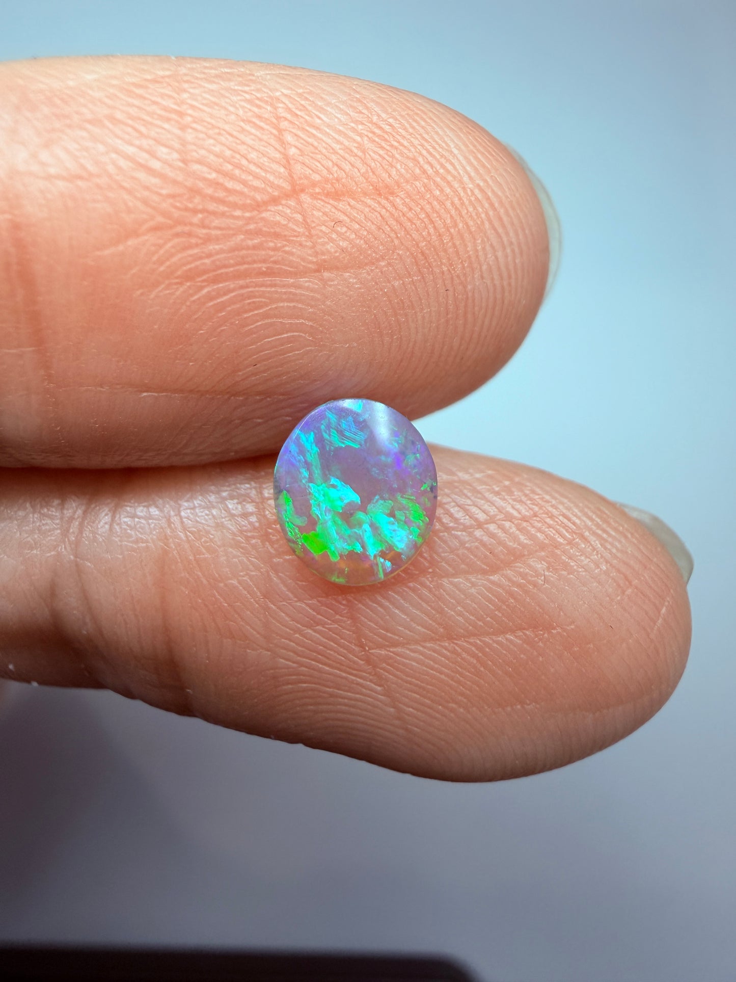 Crystal Calling. Lightning Ridge Solid Crystal Opal. 0.57 Ct