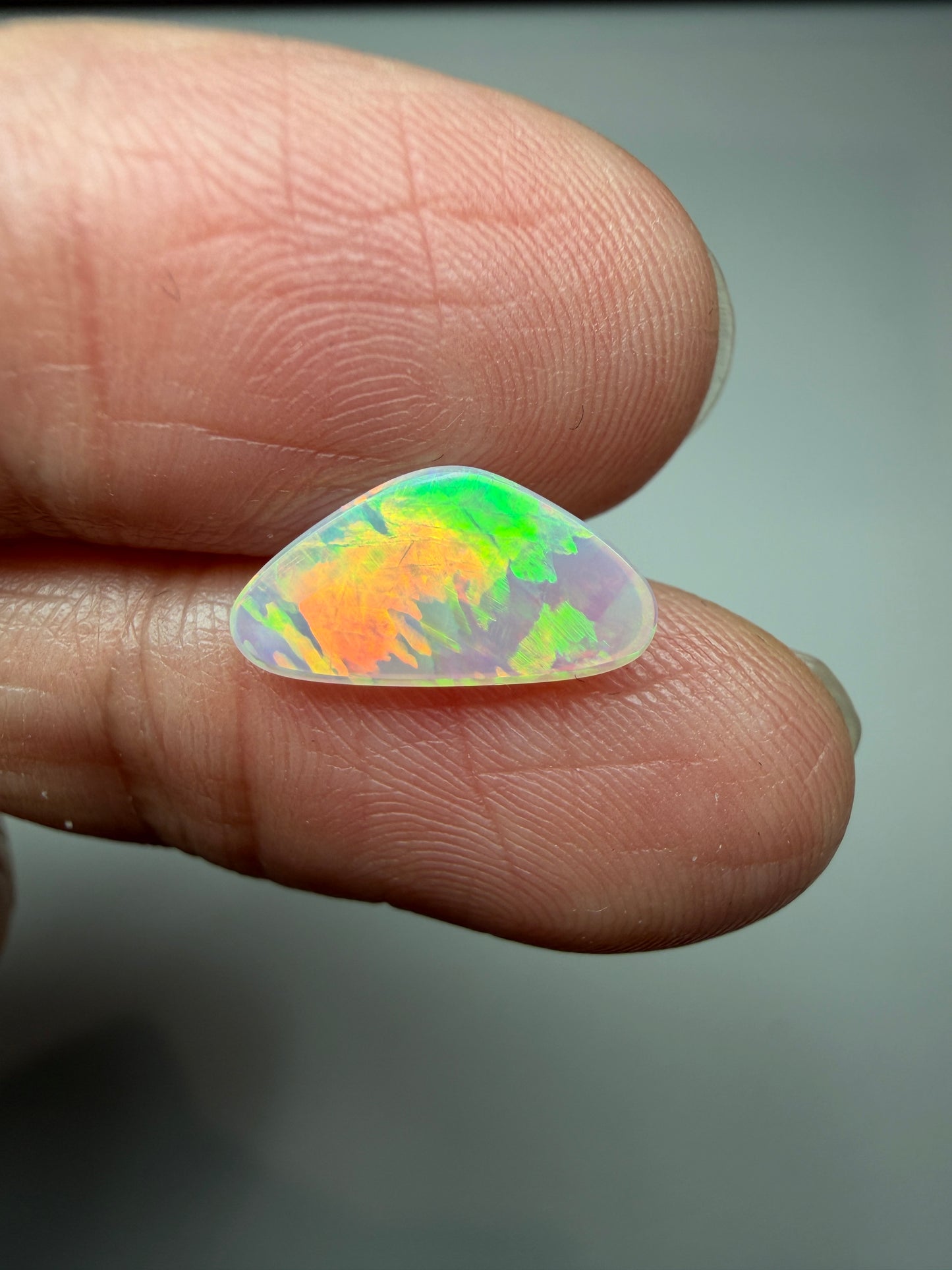 Vibrant Vibes. Lightning Ridge Solid Crystal Opal. 1.05 Ct