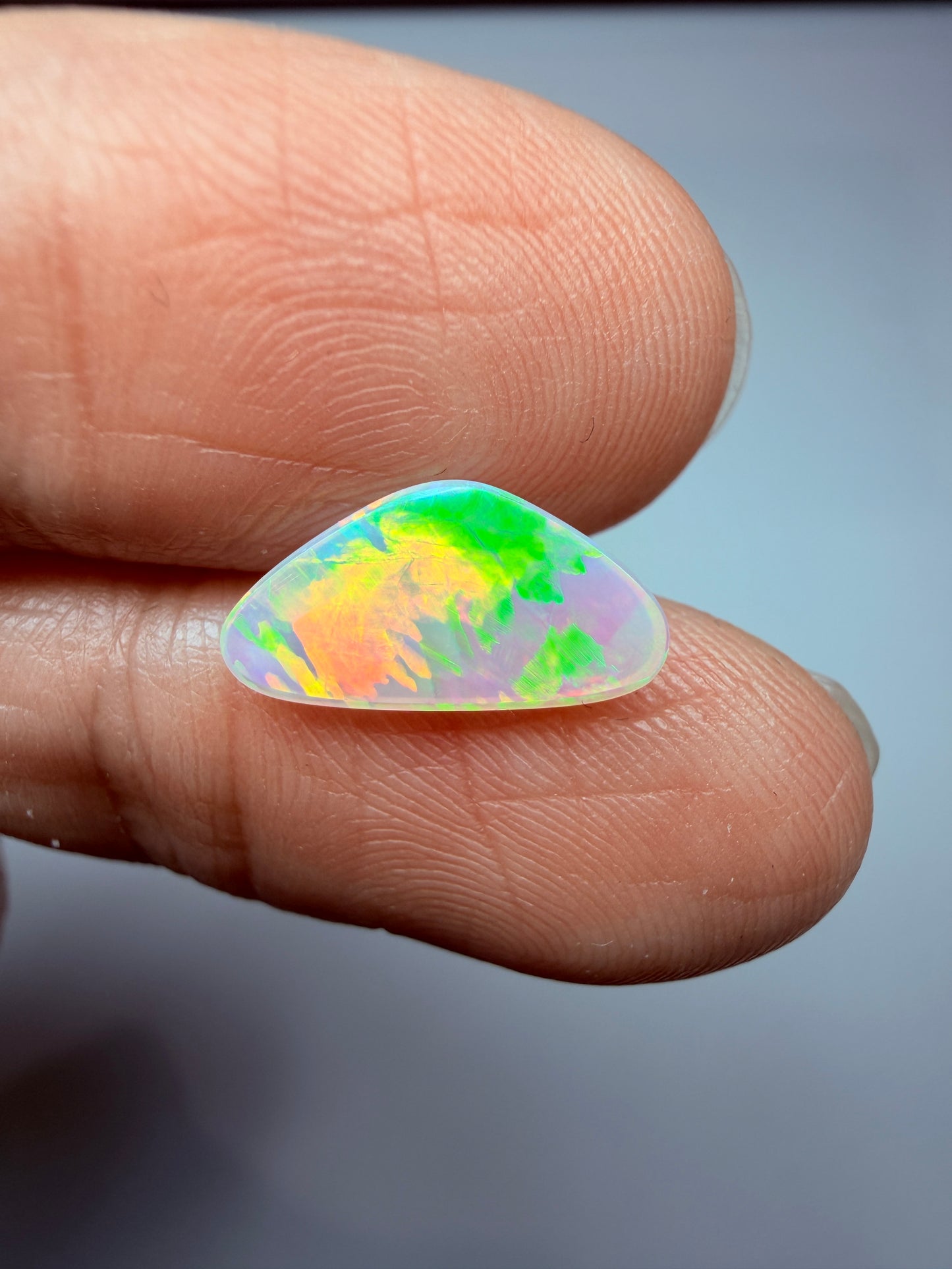 Vibrant Vibes. Lightning Ridge Solid Crystal Opal. 1.05 Ct