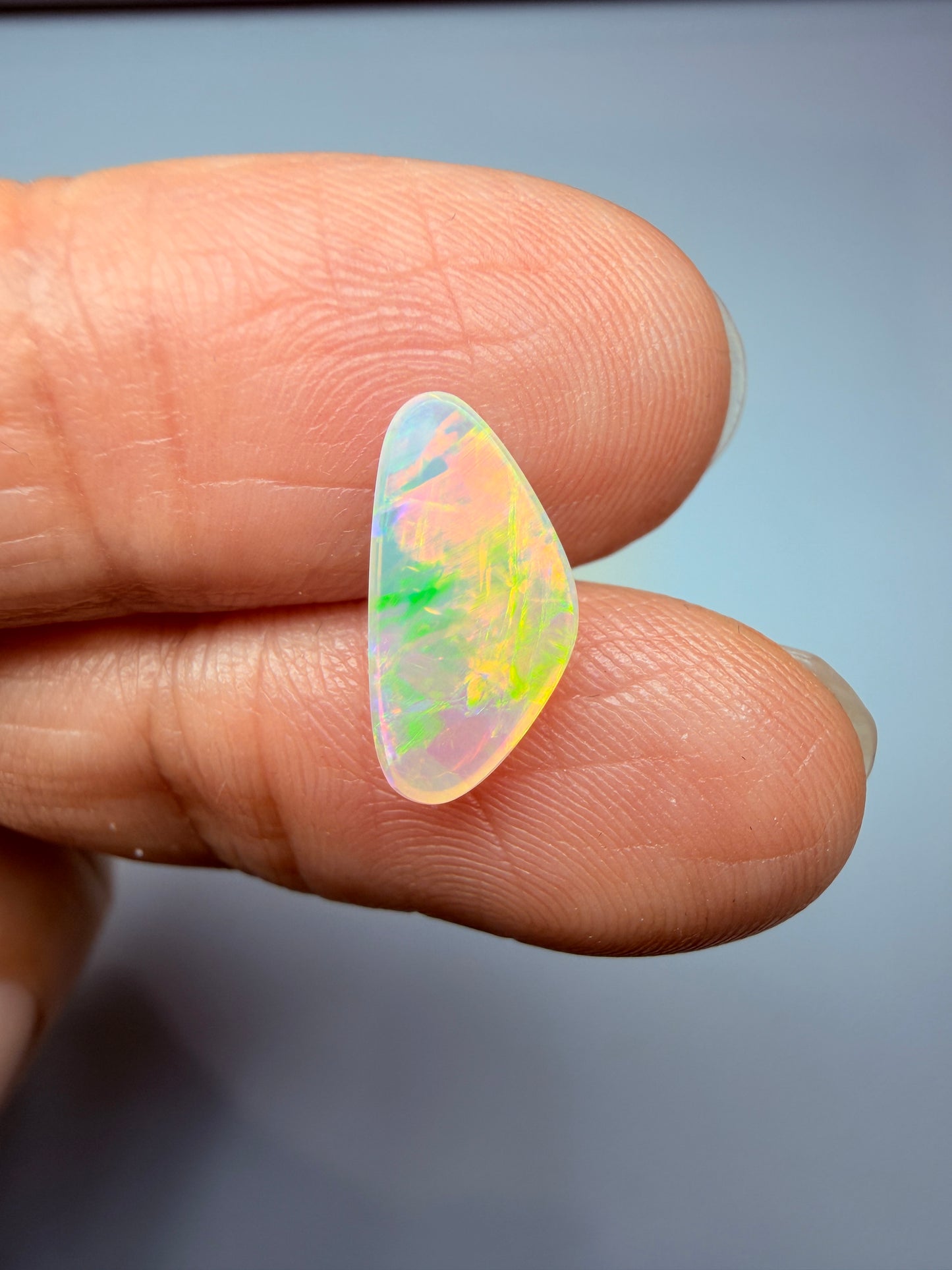 Vibrant Vibes. Lightning Ridge Solid Crystal Opal. 1.05 Ct