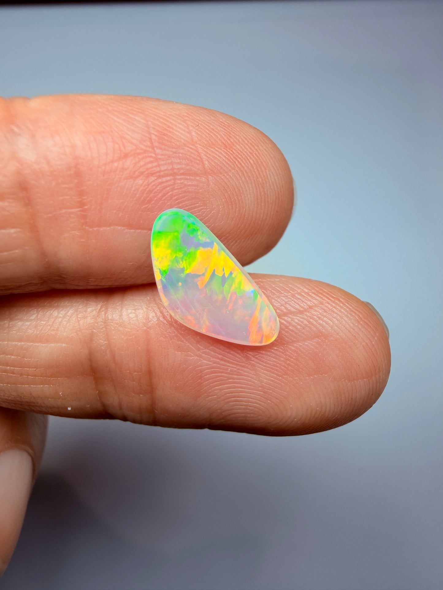 Vibrant Vibes. Lightning Ridge Solid Crystal Opal. 1.05 Ct
