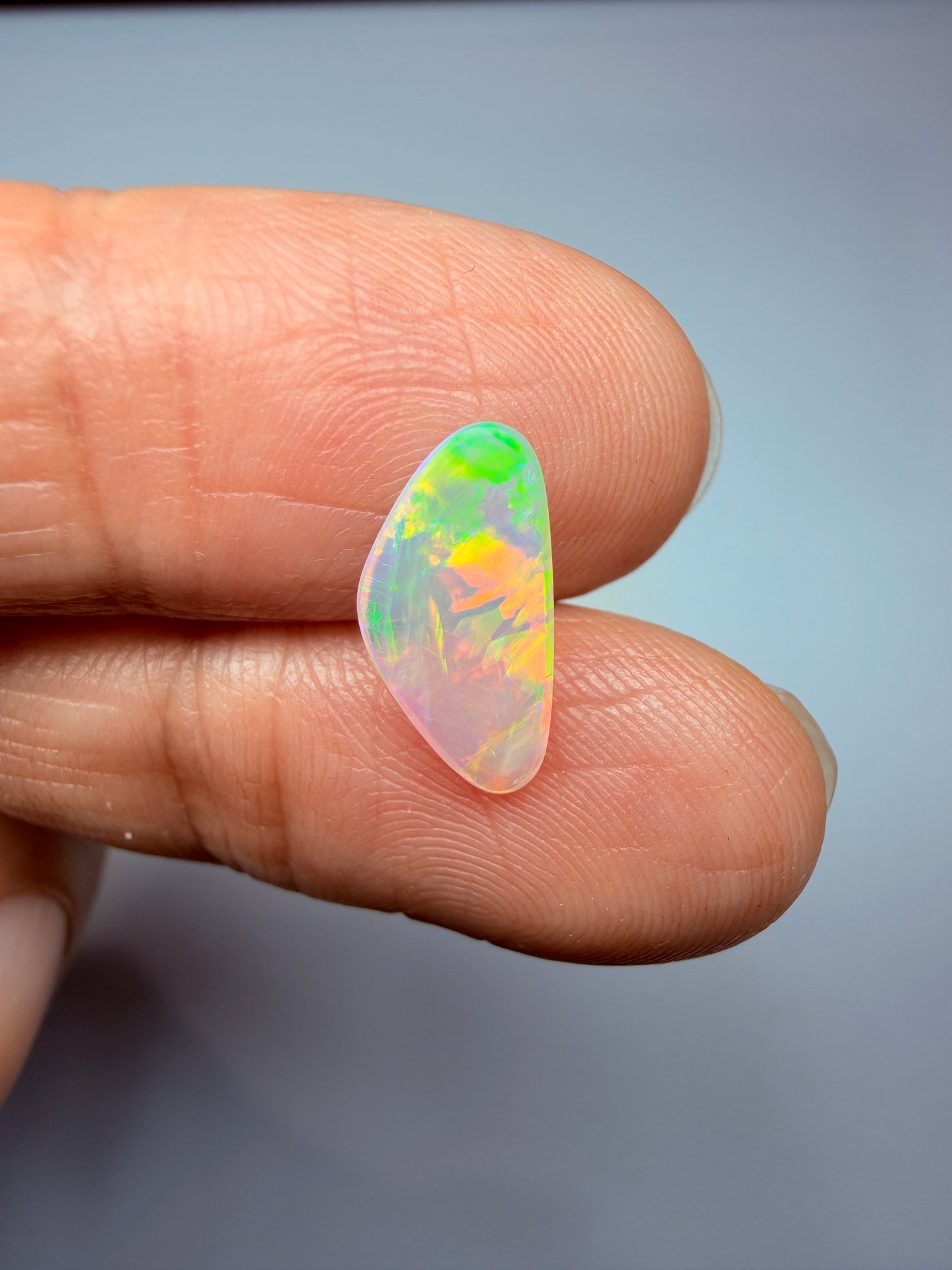 Vibrant Vibes. Lightning Ridge Solid Crystal Opal. 1.05 Ct