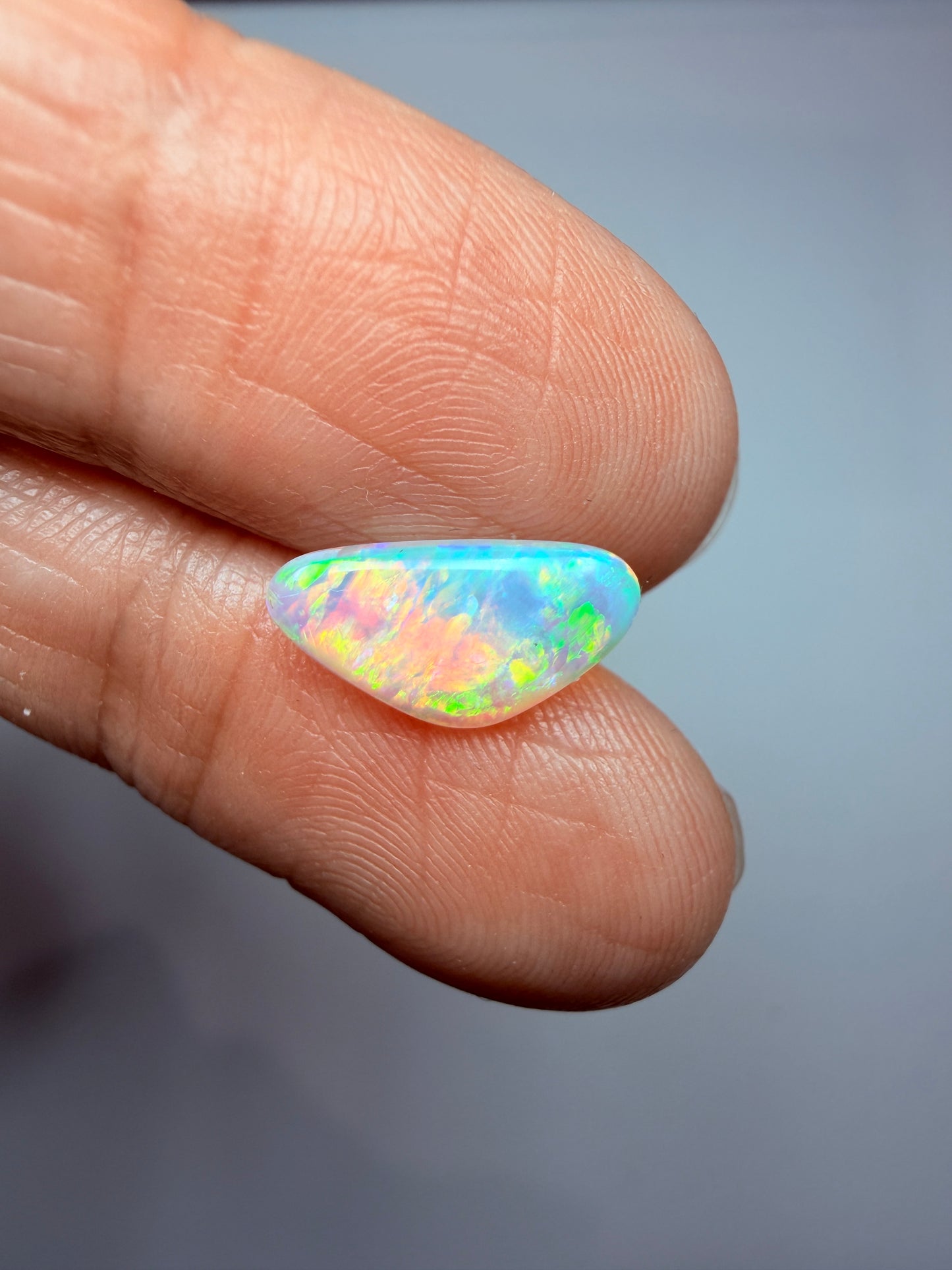 Vibrant Vibes. Lightning Ridge Solid Crystal Opal. 1.05 Ct