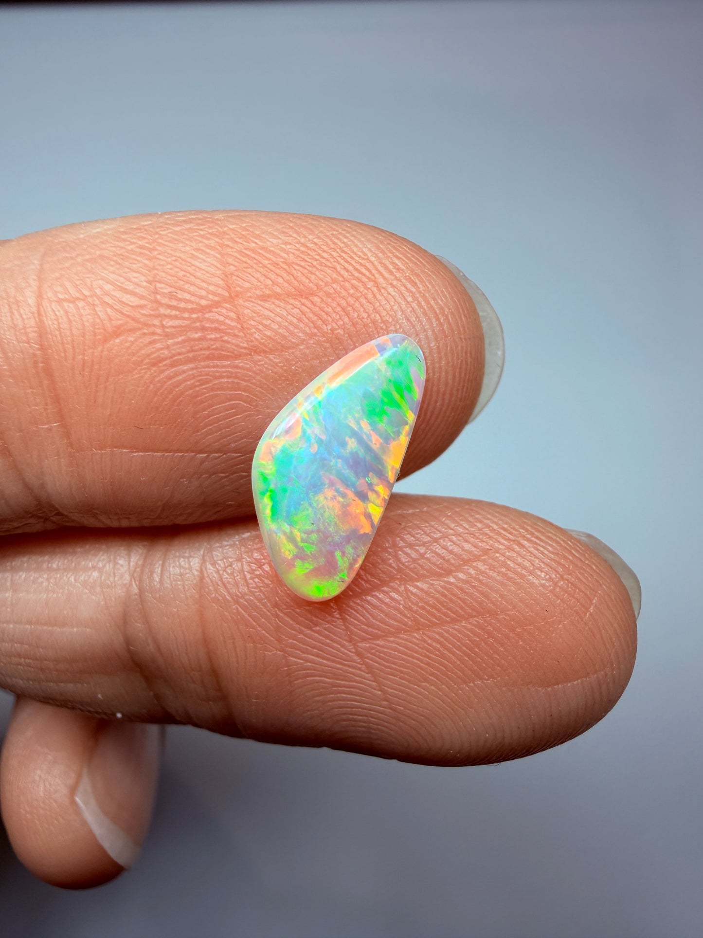 Vibrant Vibes. Lightning Ridge Solid Crystal Opal. 1.05 Ct