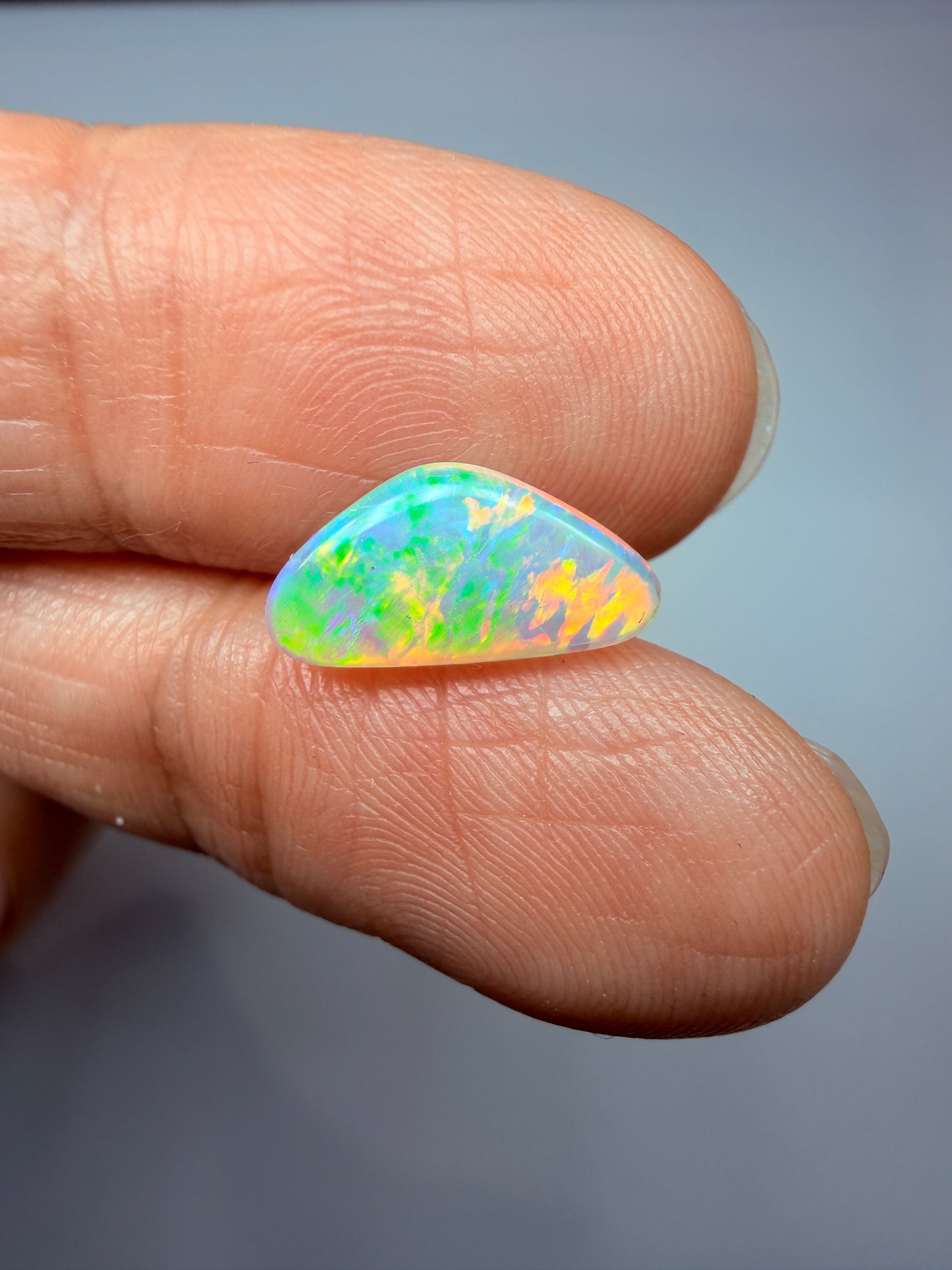 Vibrant Vibes. Lightning Ridge Solid Crystal Opal. 1.05 Ct