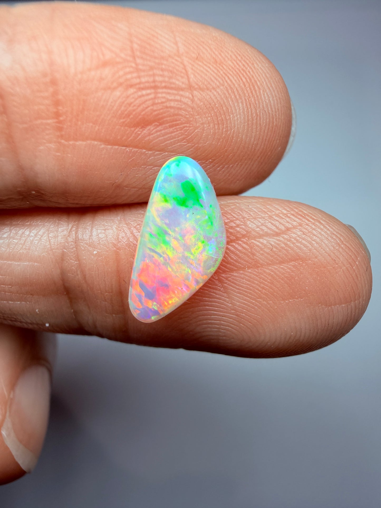 Vibrant Vibes. Lightning Ridge Solid Crystal Opal. 1.05 Ct