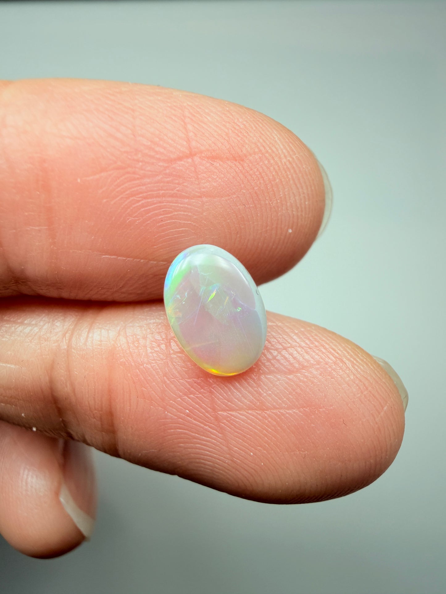 Bling Bright. Lightning Ridge Solid Crystal Opal. 0.77 Ct