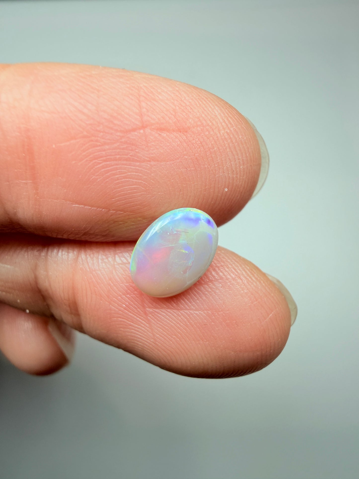 Bling Bright. Lightning Ridge Solid Crystal Opal. 0.77 Ct