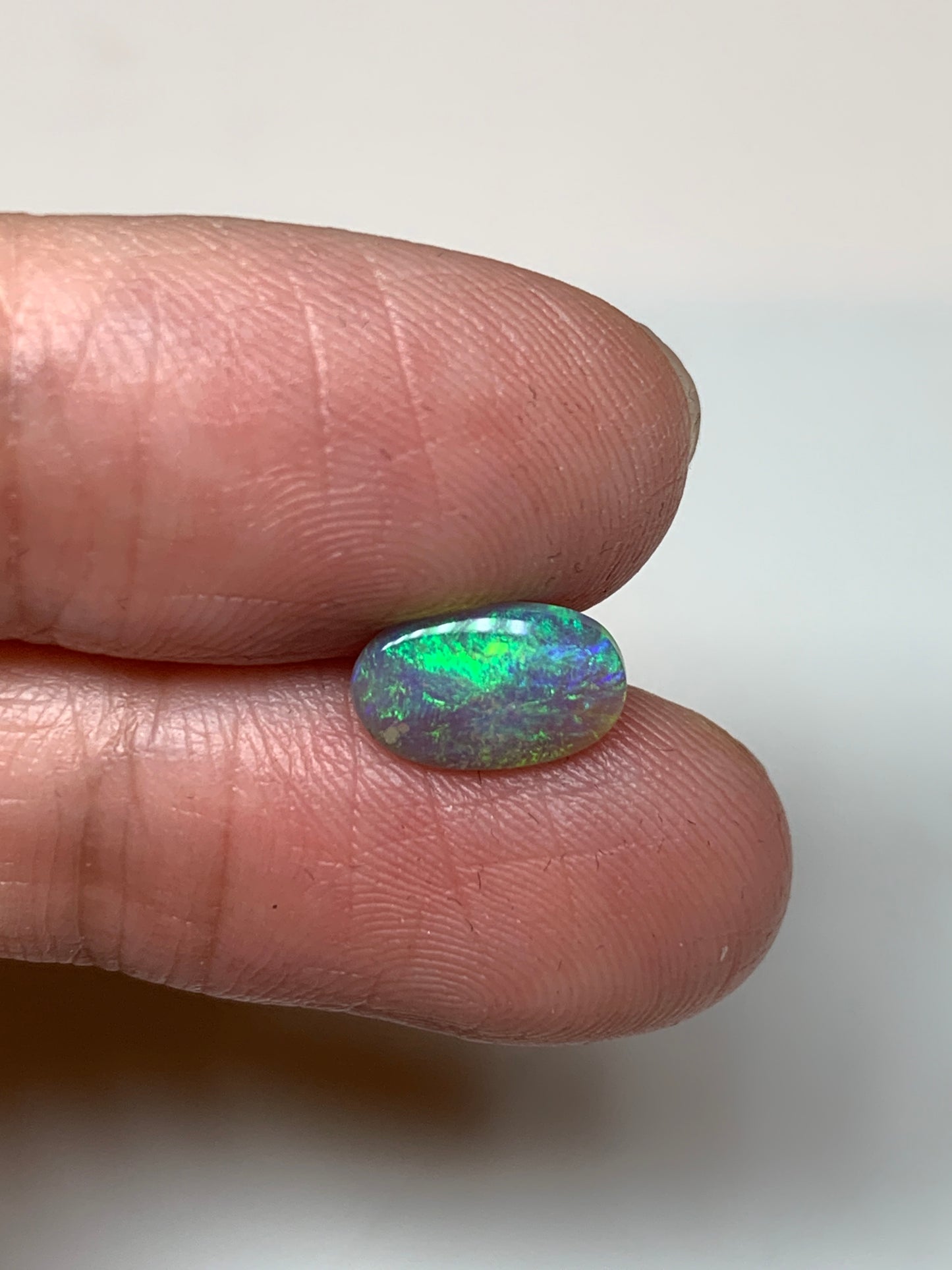 Shimmering Brush Strokes. Lightning Ridge Crystal Opal. 1.00 Ct