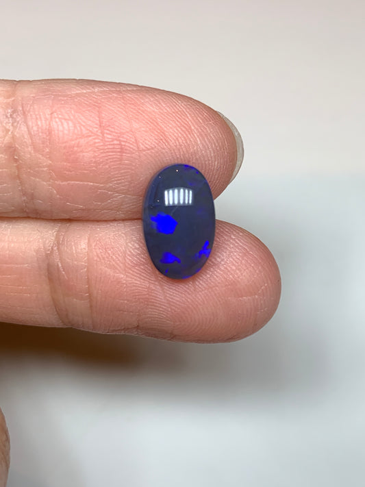 Roman Purple. Lightning Ridge Black Opal. 2.89 Ct