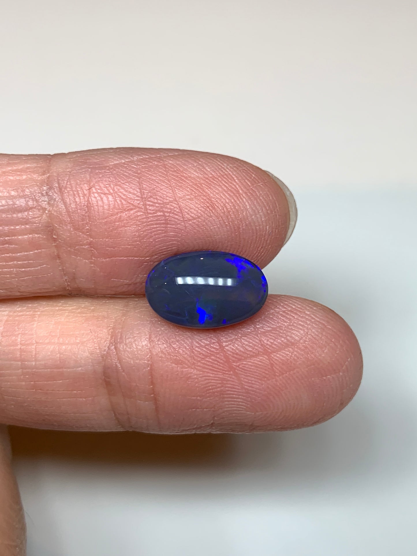 Roman Purple. Lightning Ridge Black Opal. 2.89 Ct