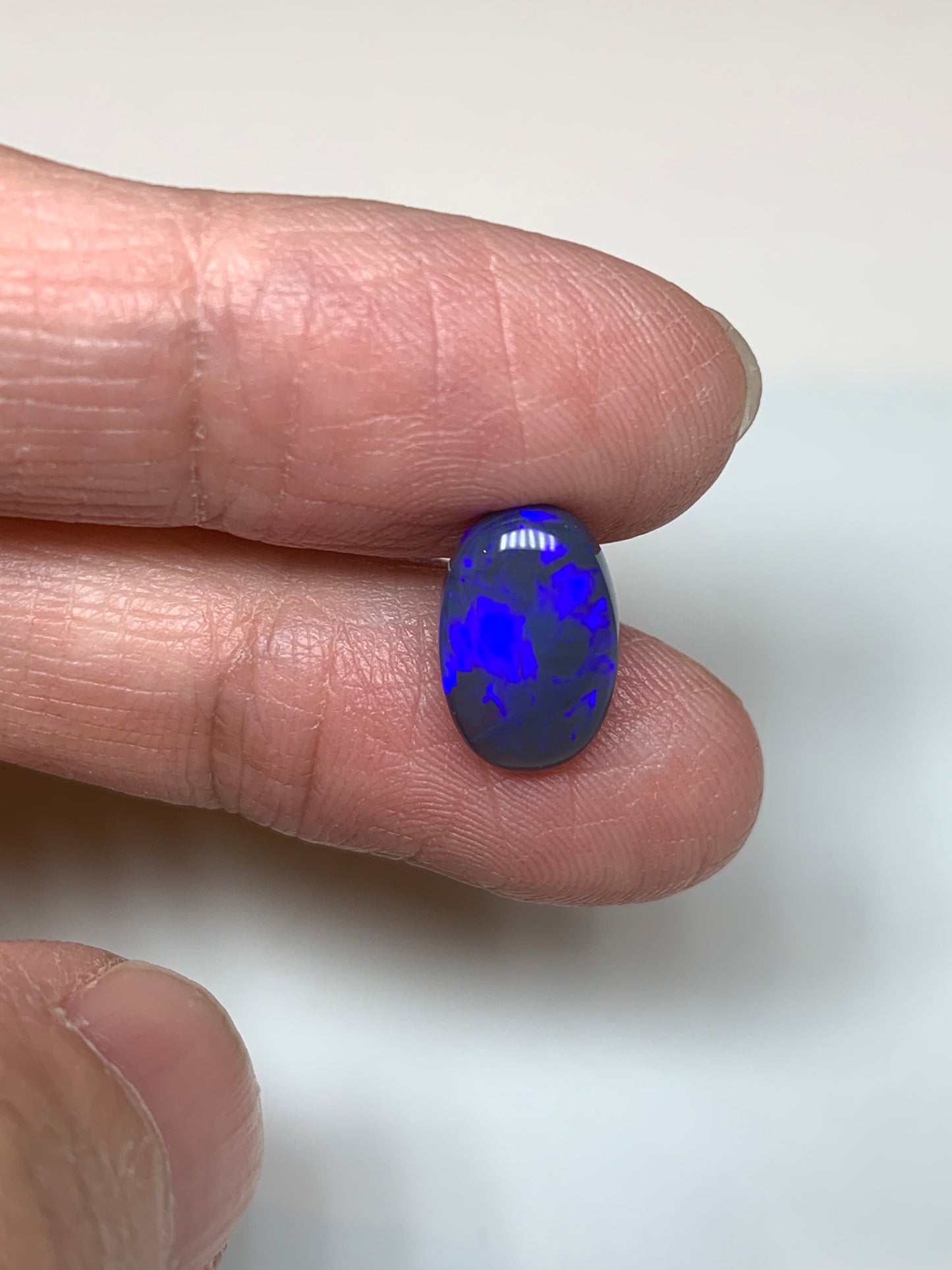 Roman Purple. Lightning Ridge Black Opal. 2.89 Ct