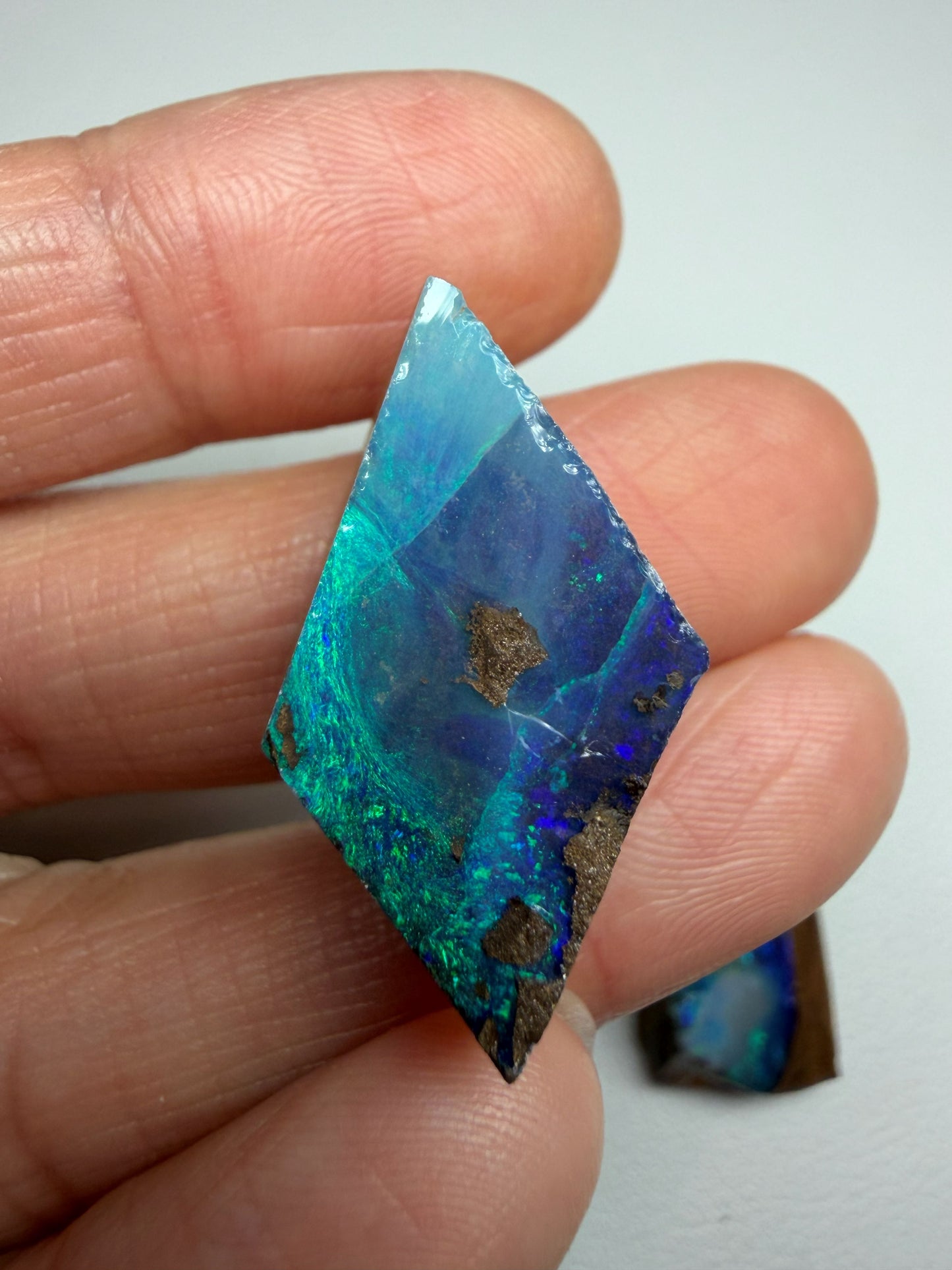 Parcel Opal Splits. 10 Pieces Natural Boulder Opal. 175 Carats