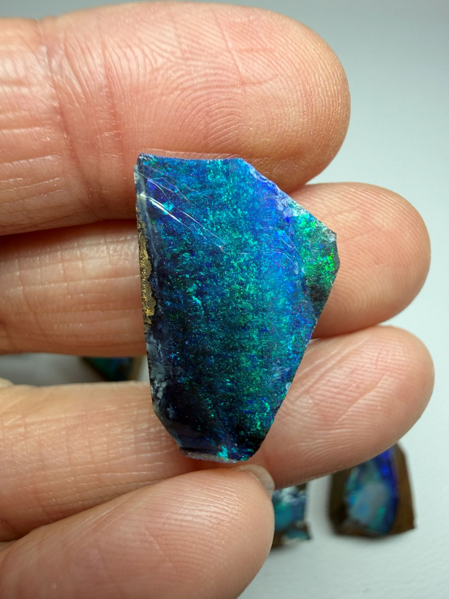 Parcel Opal Splits. 10 Pieces Natural Boulder Opal. 175 Carats
