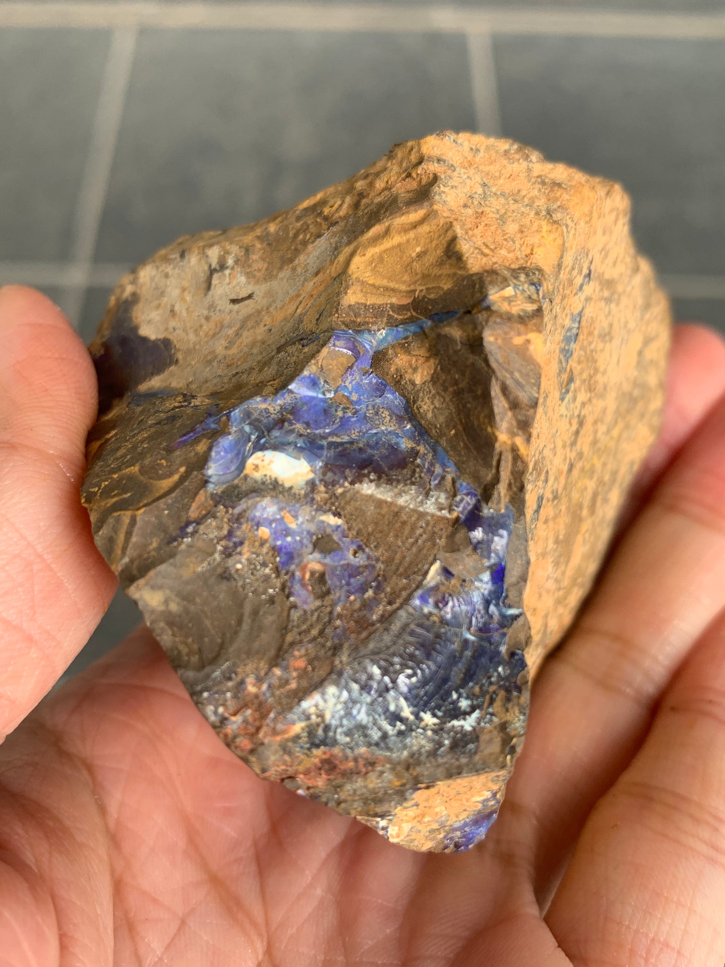 Bonus Rock + Purple Rocks. Rough Boulder Opal. 479 Grams.