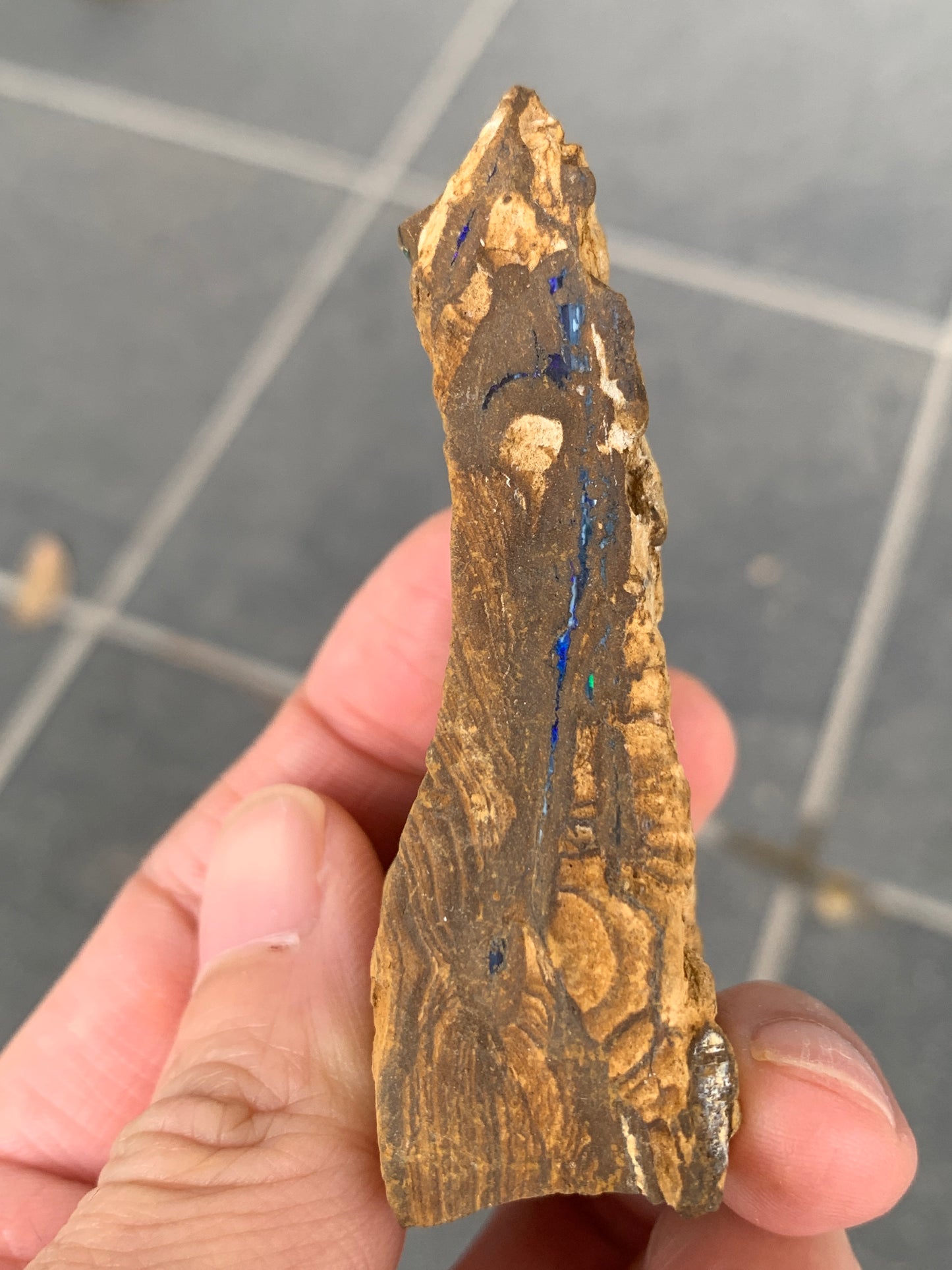 Take Five. Rough Boulder Opal Rocks. 357 Grams.