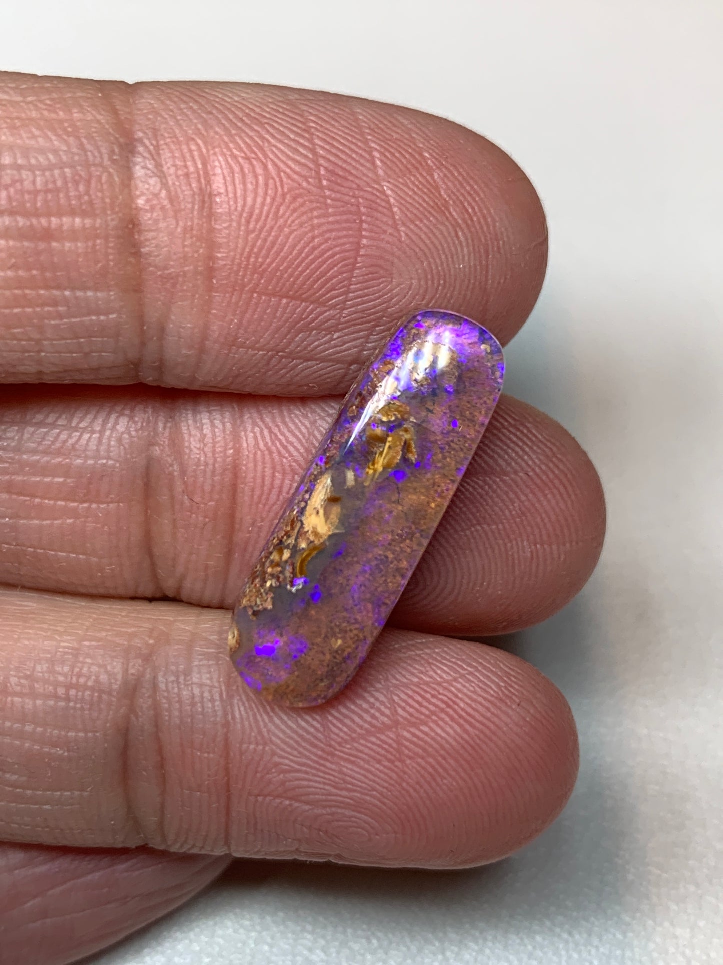 Wood Replacement. Solid Boulder Opal. 6.20 Ct