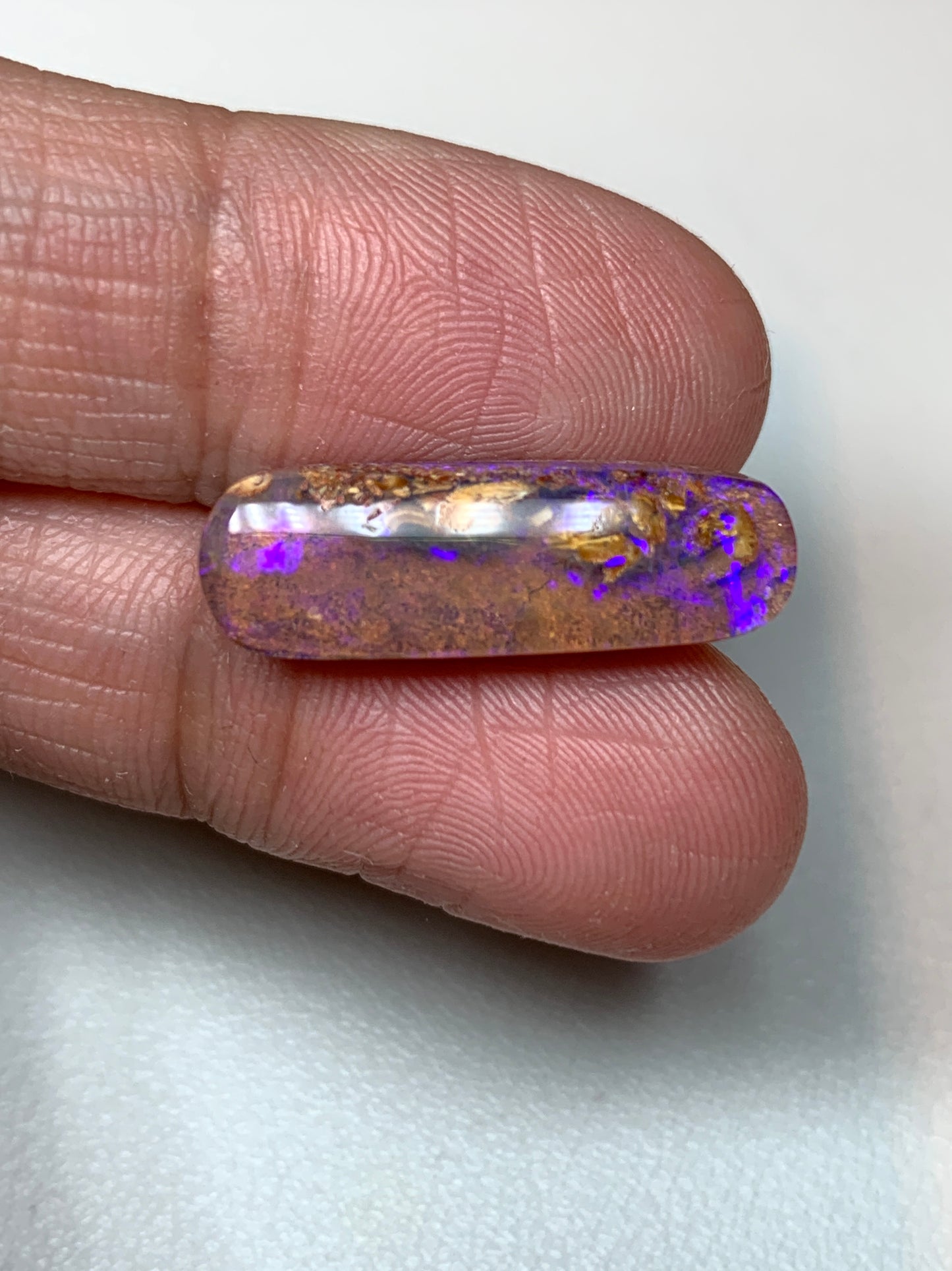 Wood Replacement. Solid Boulder Opal. 6.20 Ct