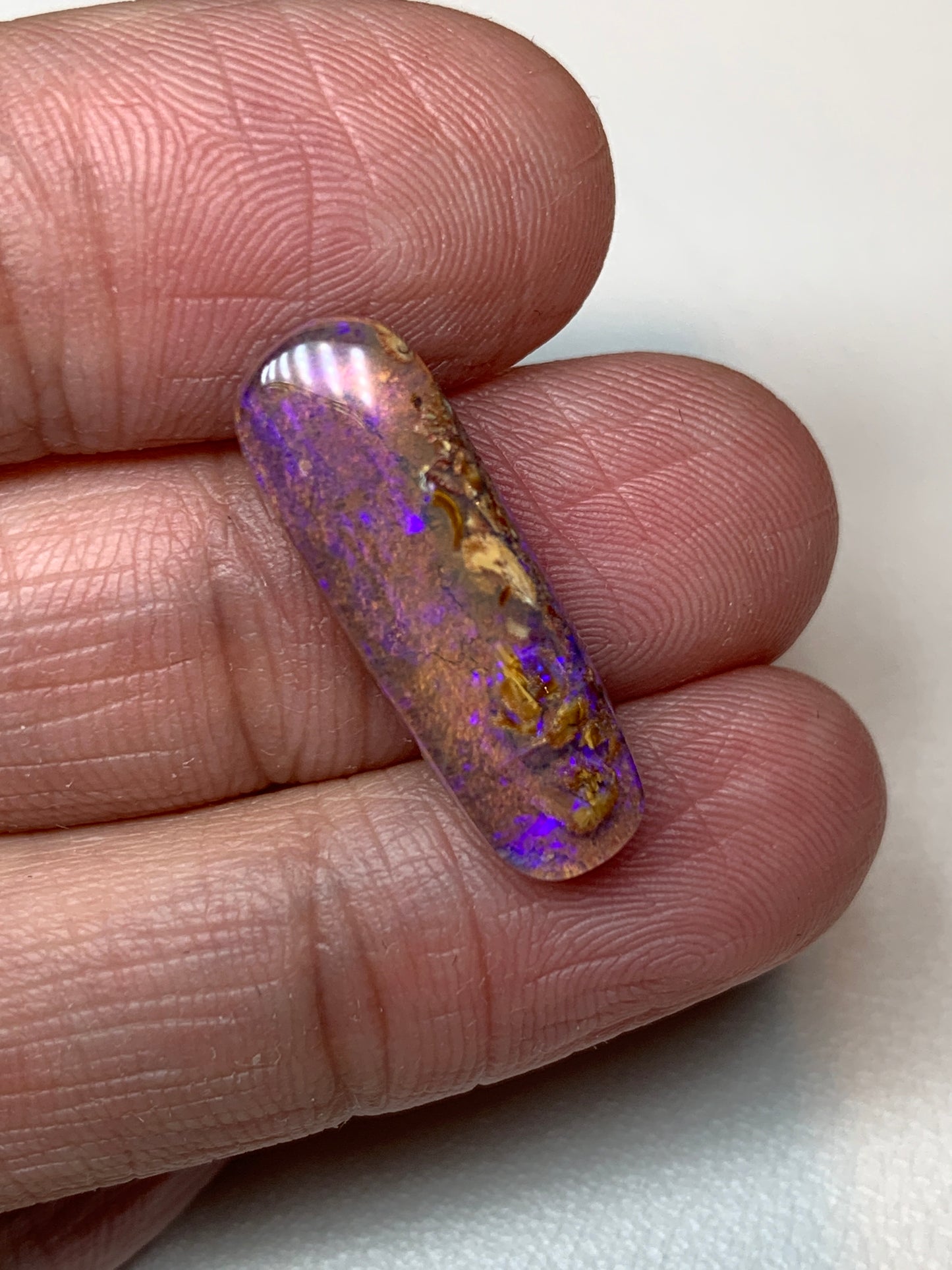Wood Replacement. Solid Boulder Opal. 6.20 Ct