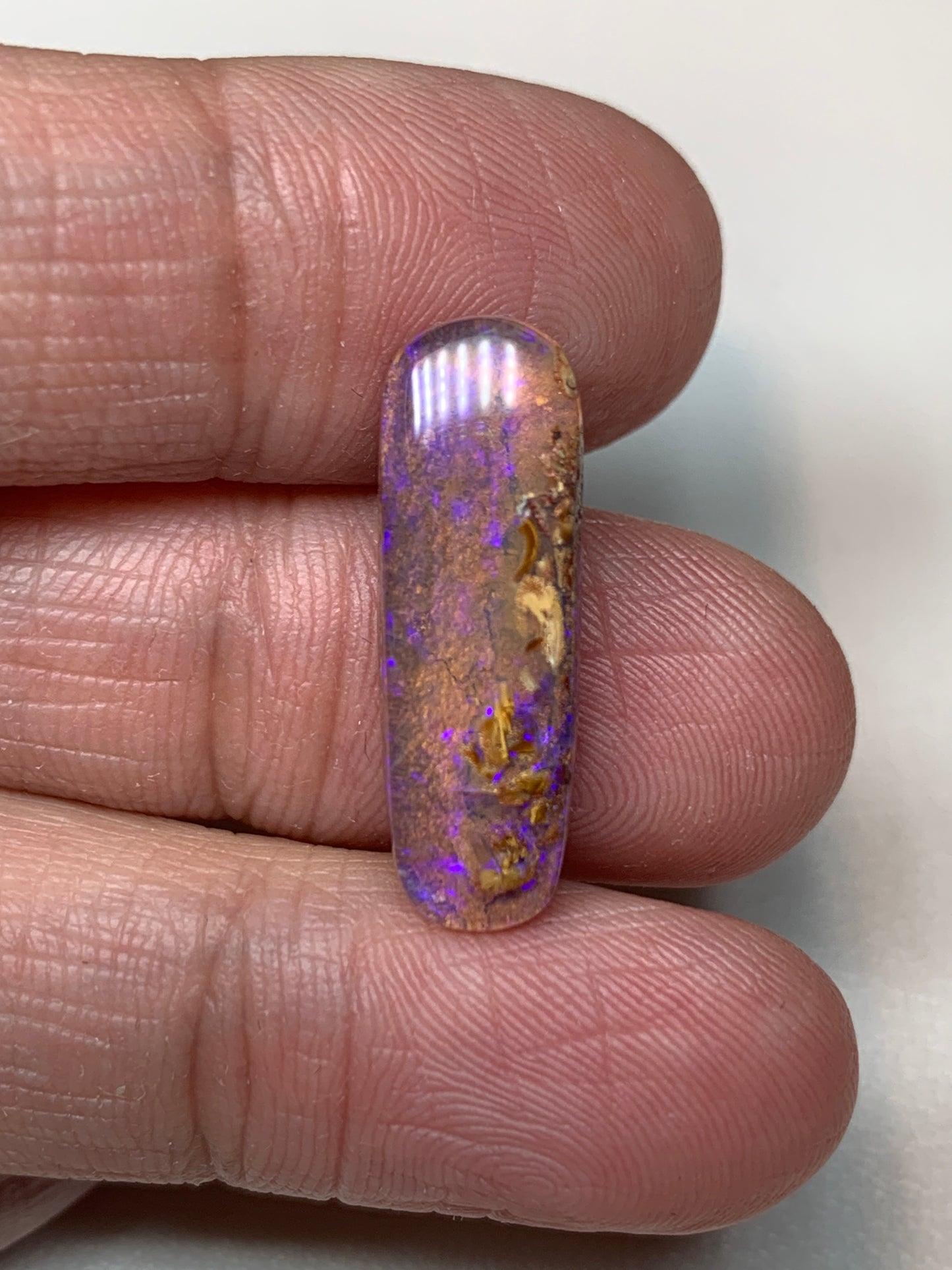 Wood Replacement. Solid Boulder Opal. 6.20 Ct