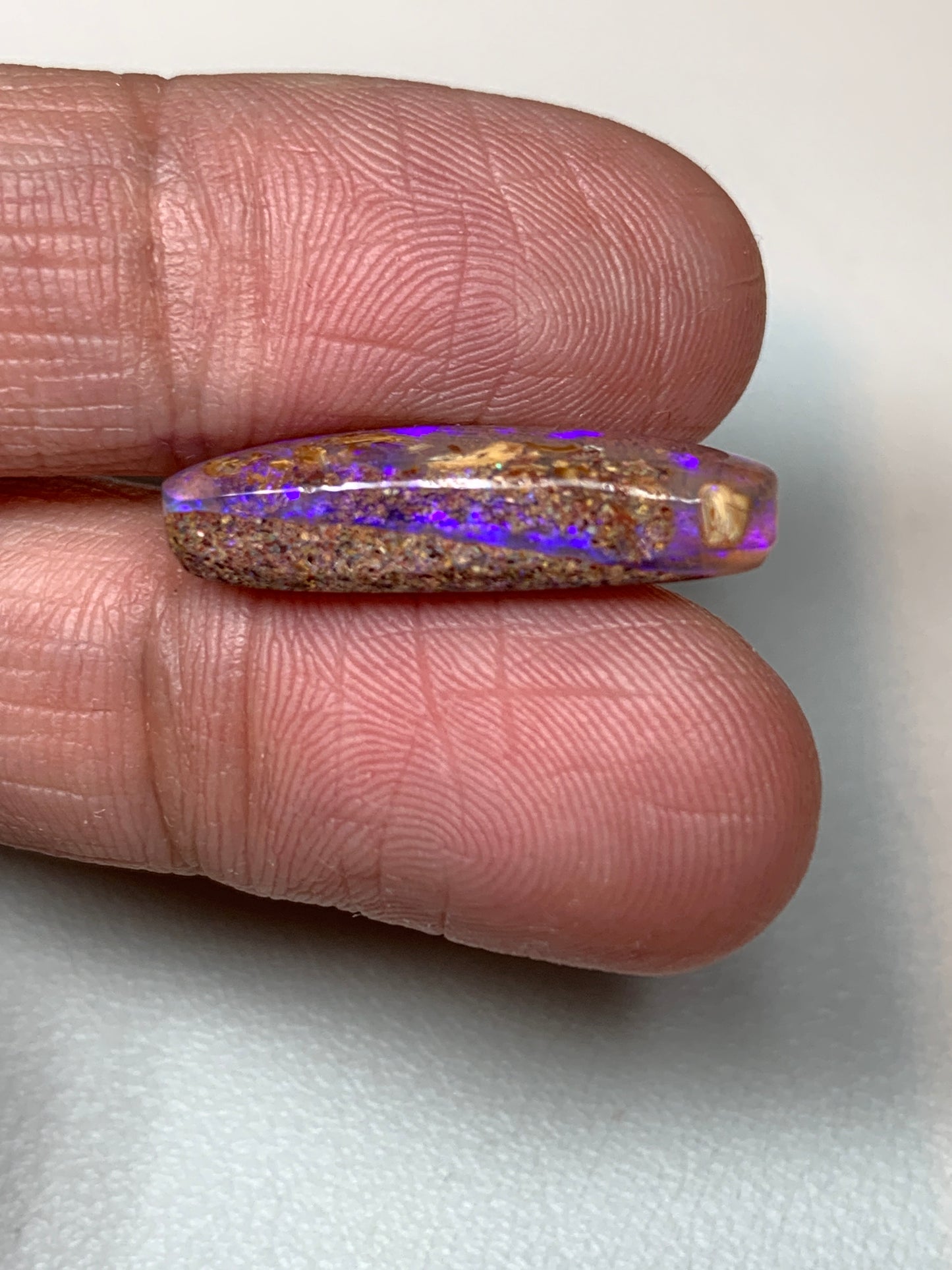 Wood Replacement. Solid Boulder Opal. 6.20 Ct