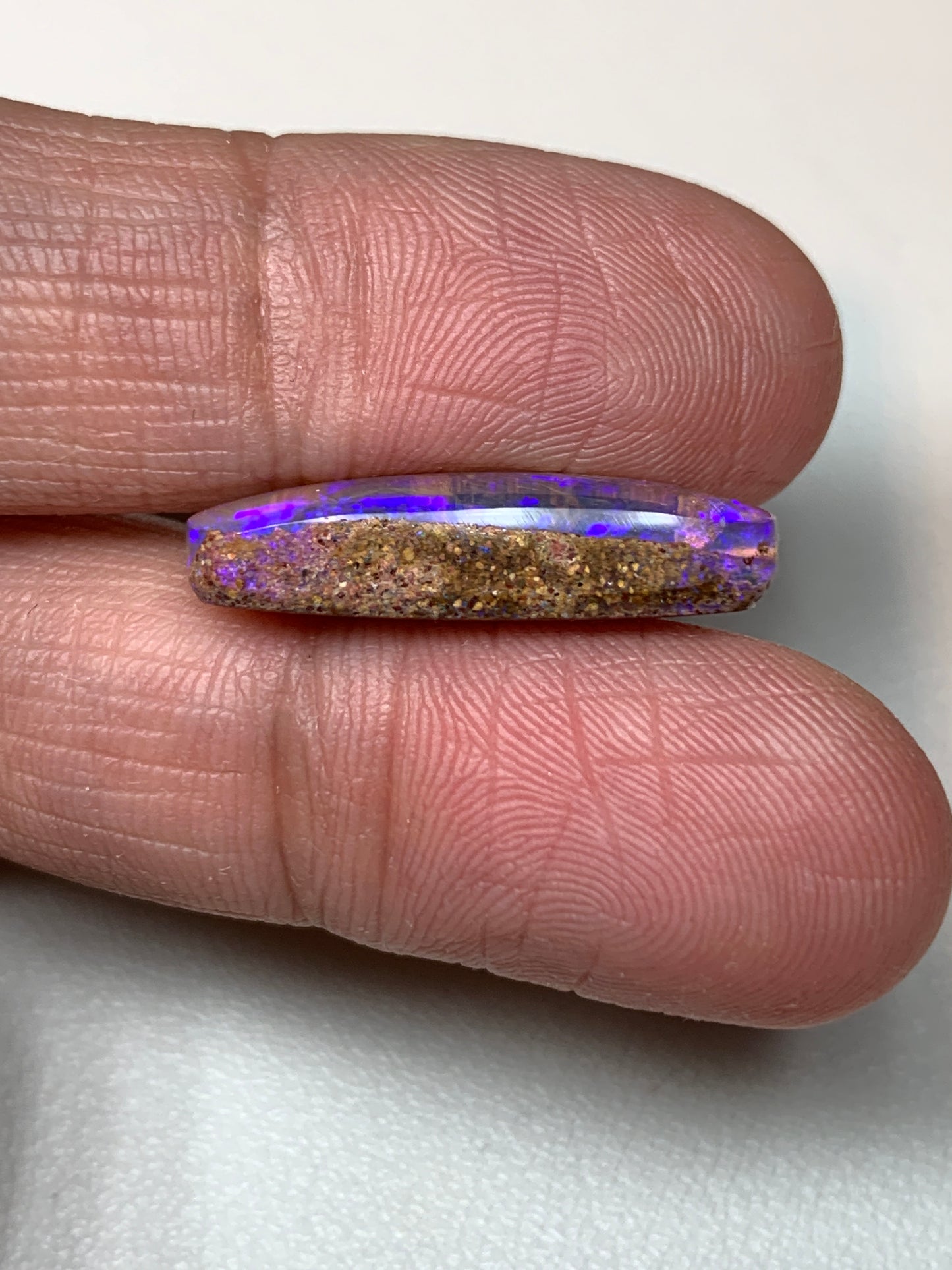 Wood Replacement. Solid Boulder Opal. 6.20 Ct